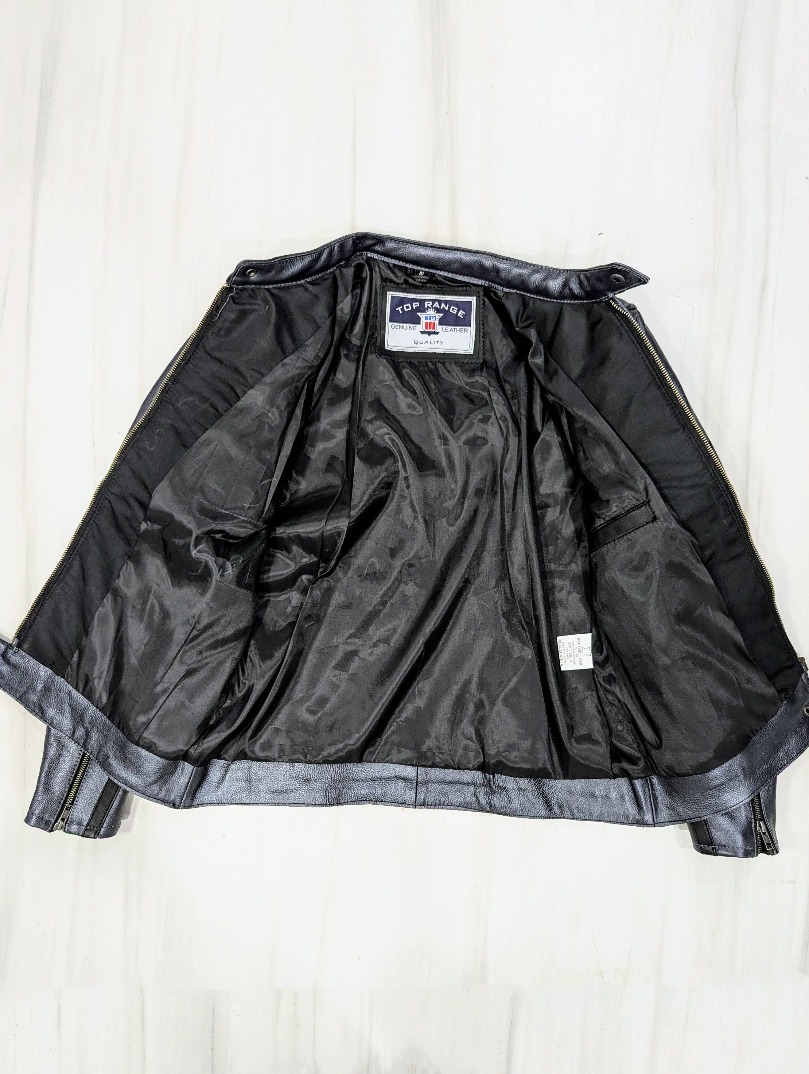 Formula 1 💥 Mercedes Benz 💥 Racing Leather Jacket Streetwear Cowhide Size US S / EU 44-46 / 1 - 9 Thumbnail