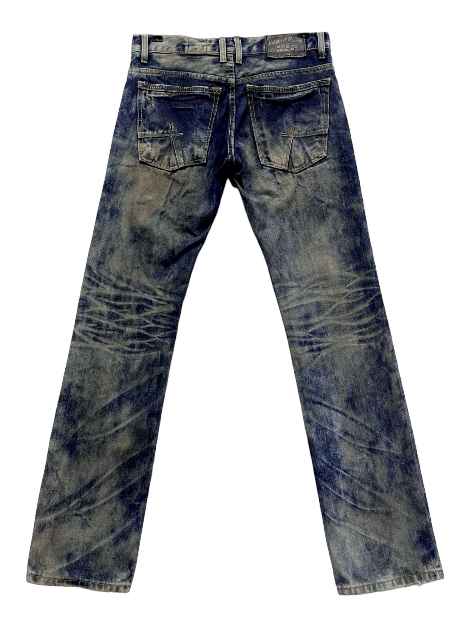 Seditionaries 🔥CRAZY Mudwash Seditionaries Punk Slim Fit Denim Size US 29 - 3 Thumbnail