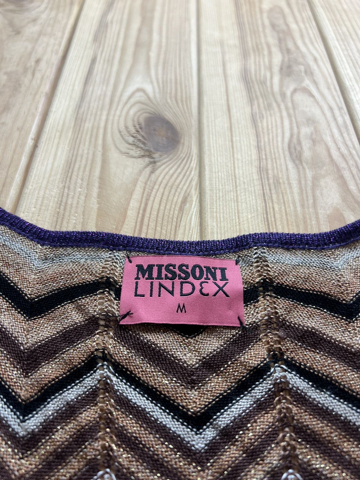 Missoni Missoni x Lindex Chevron Knit Long Cardigan Size M / US 6-8 / IT 42-44 - 5 Thumbnail