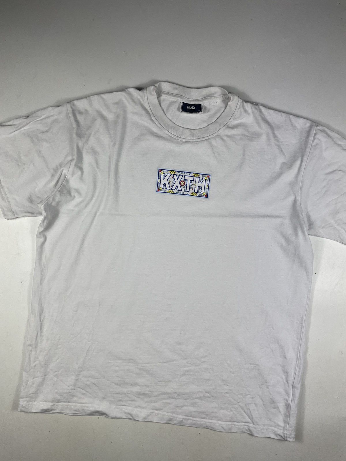 Kith Kith box logo t shirt tee rare street kxth classic white Size US XL / EU 56 / 4 - 1 Thumbnail