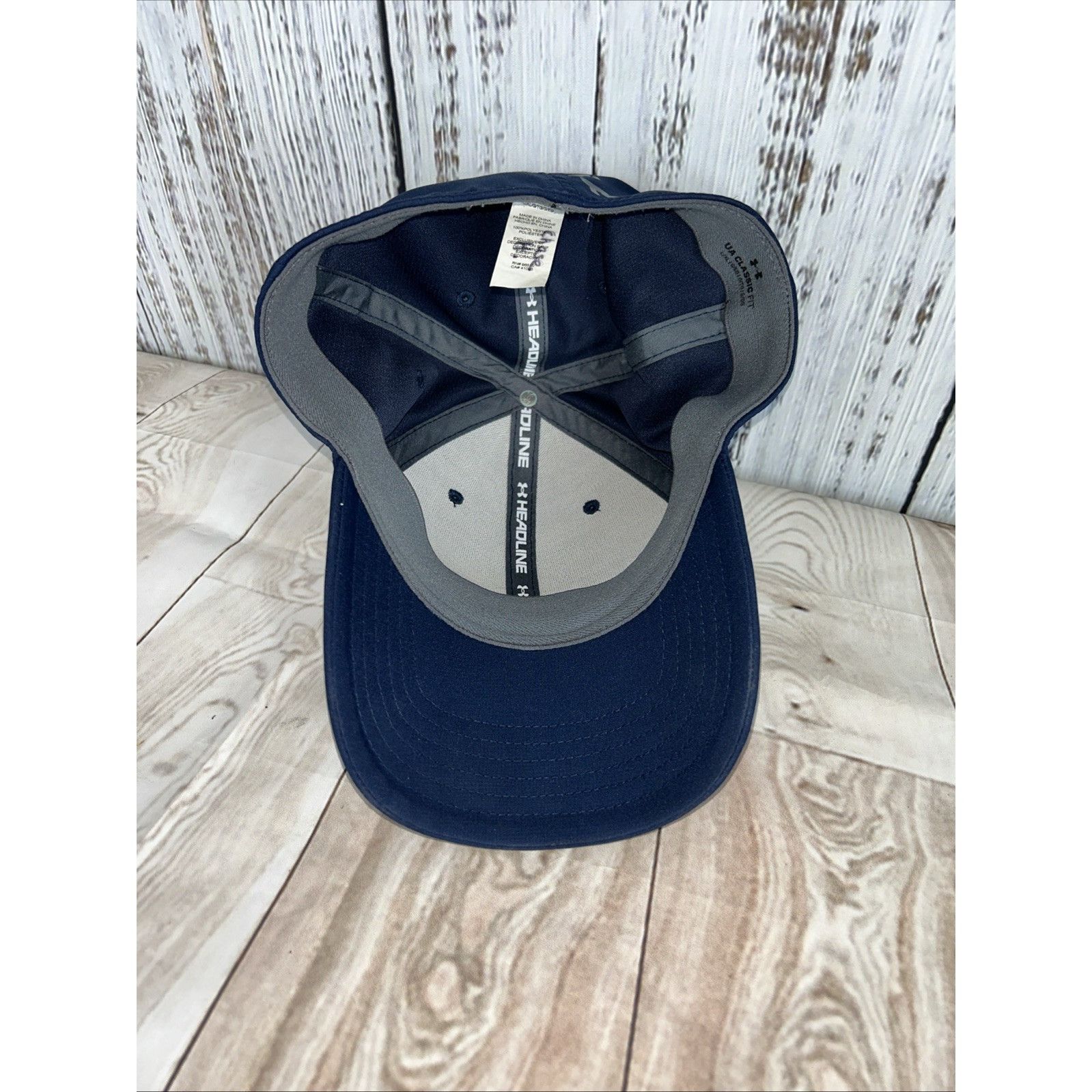 Under Armour Under Armour Golf Cap Large Blue Classic Fit Water-Repellant Size ONE SIZE - 5 Thumbnail