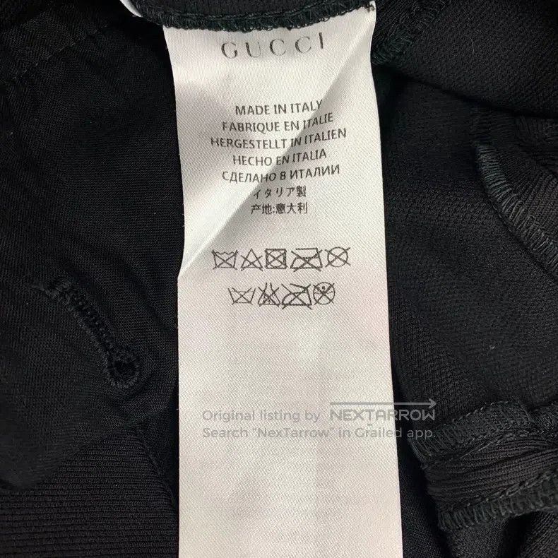 Gucci gucci Black horse buckle patchwork cotton casual trousers Size 25" / US 0 / IT 36 - 7 Thumbnail