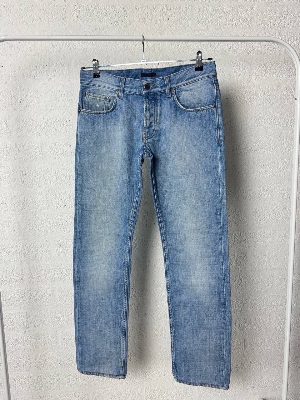 Prada Prada Blue Washed Denim Jeans Size US 31 - 4 Thumbnail