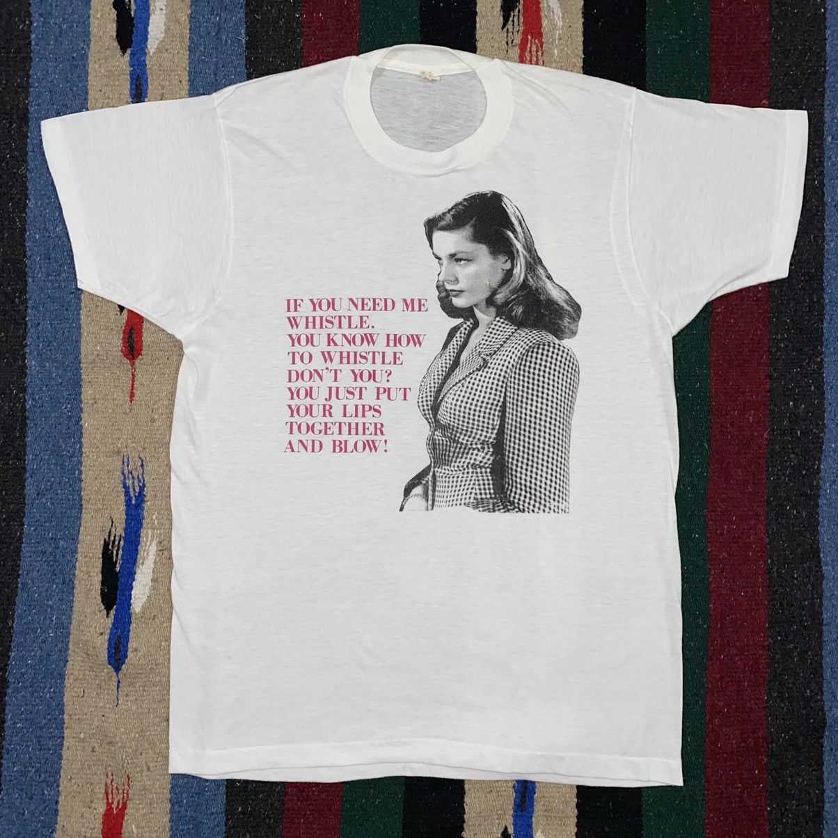 Vintage VINTAGE 80S TO HAVE AND HAVE NOT MOVIE T-SHIRT Size US M / EU 48-50 / 2 - 1 Thumbnail