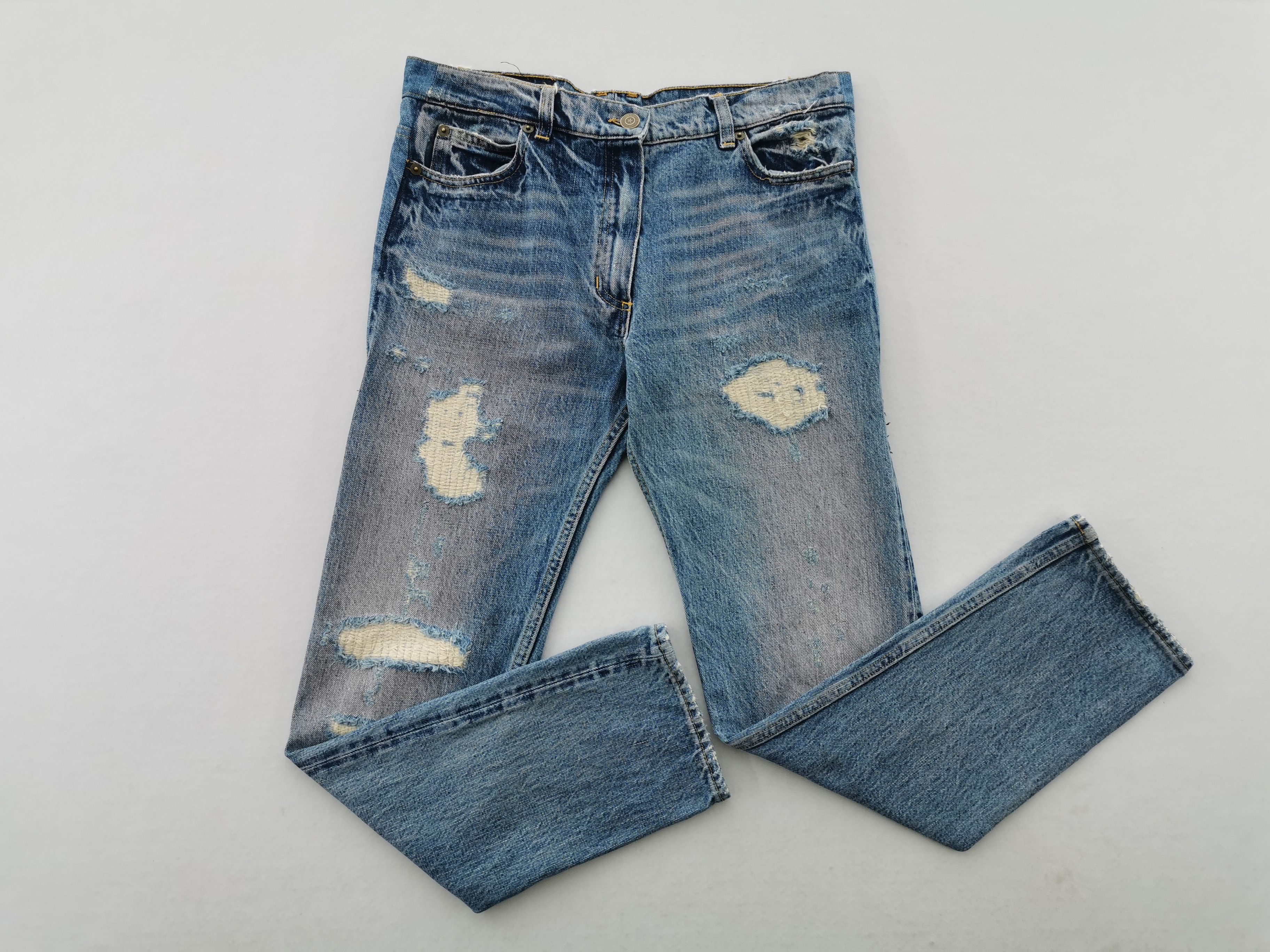 Golden Goose Distressed Vintage 90's Golden Goose Denim Made In Italy Size US 32 / EU 48 - 4 Thumbnail