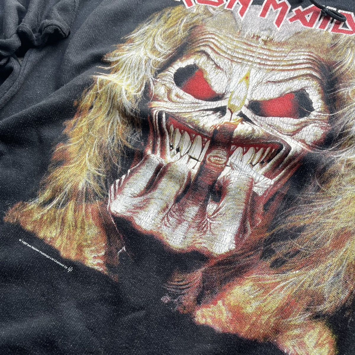 Band Tees × Vintage Vintage 1997 Iron Maiden metal collection wear washed Size US M / EU 48-50 / 2 - 4 Thumbnail