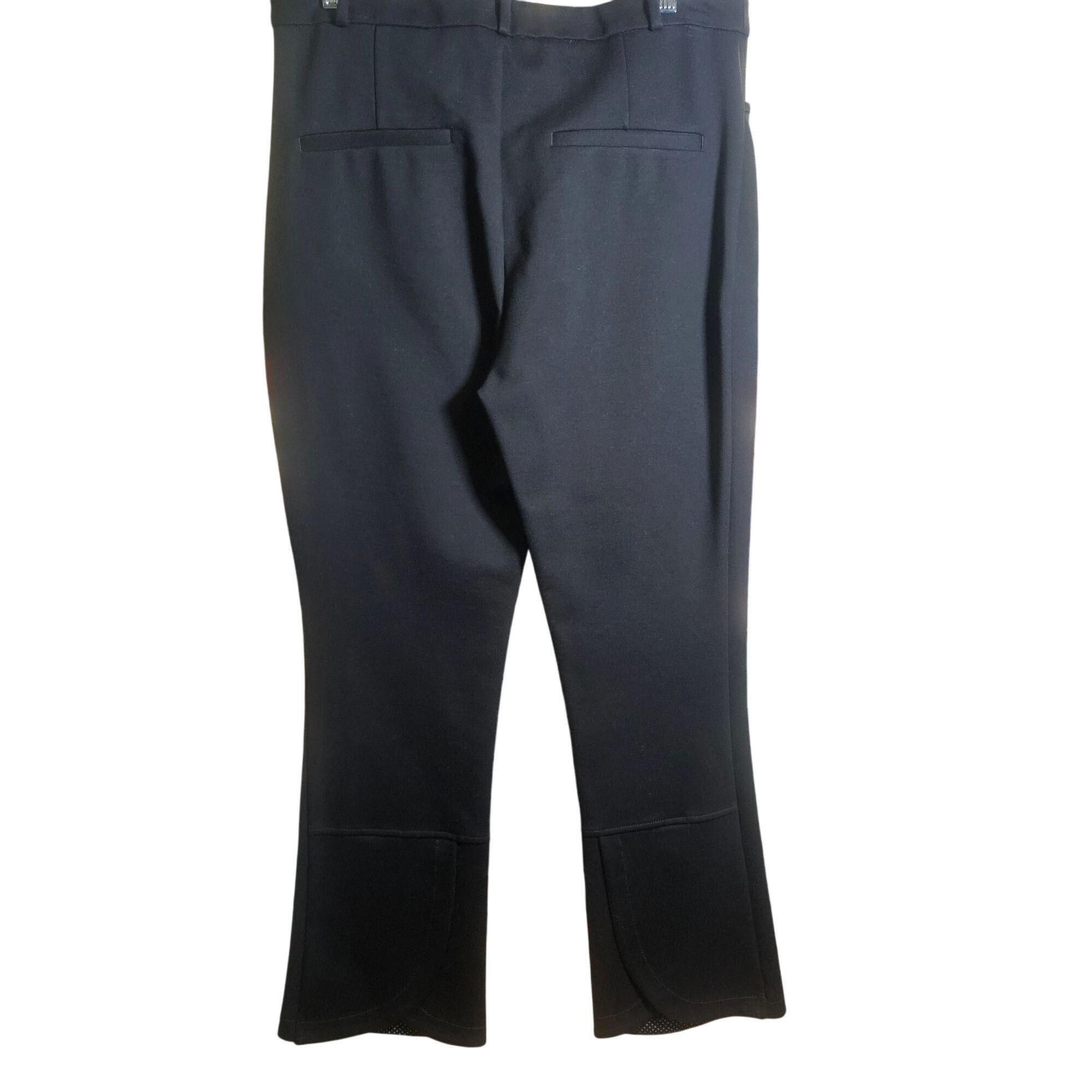 Anthropologie Anthropologie Women Black Thick Stretch Pant 10 Quiet Luxury Size 32" / US 10 / IT 46 - 3 Thumbnail