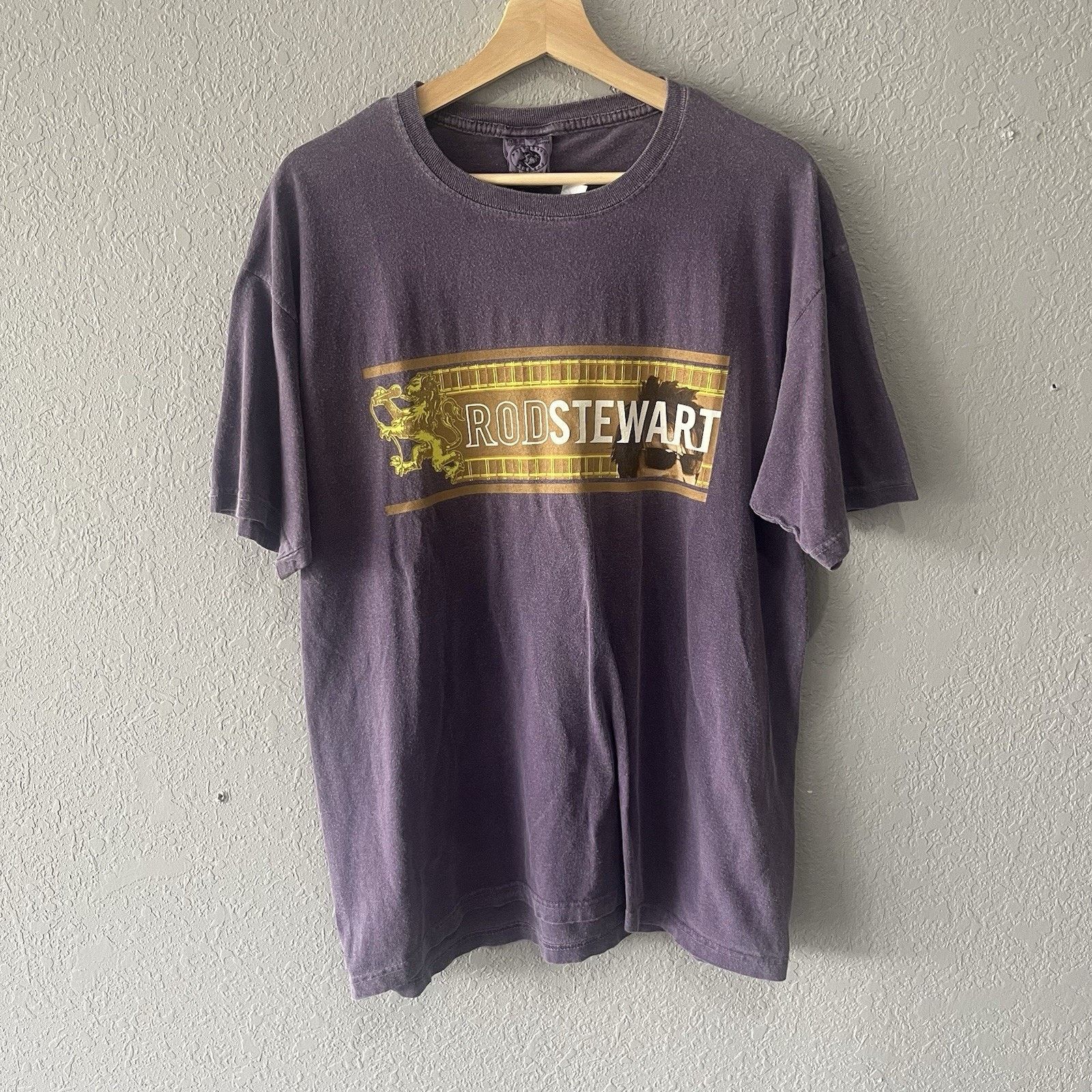 Anvil Vintage Purple Ron Stewart Music Tshirt Mens Large Minimal B Size US L / EU 52-54 / 3 - 1 Thumbnail