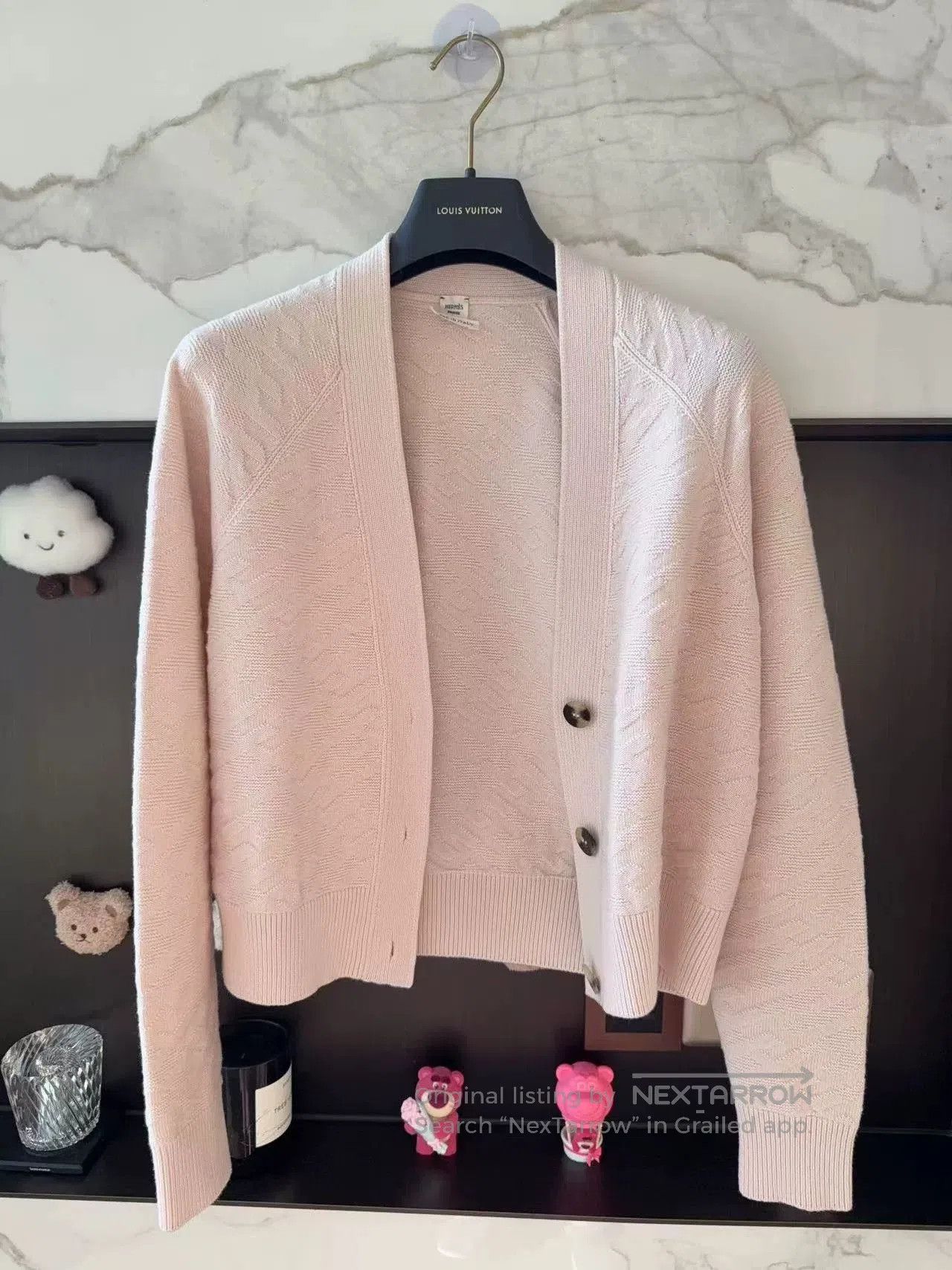 Hermes Hermes Pink Cardigan Sweater Coat Size 36. Size US M / EU 48-50 / 2 - 1 Thumbnail