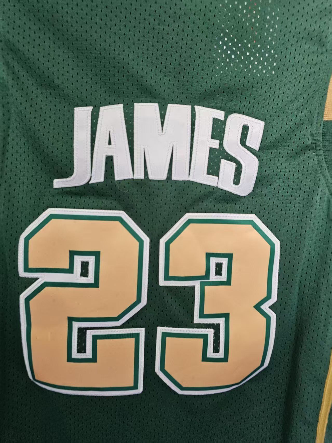 NBA Irish #23 LeBron James Jersey Green Size US M / EU 48-50 / 2 - 4 Thumbnail