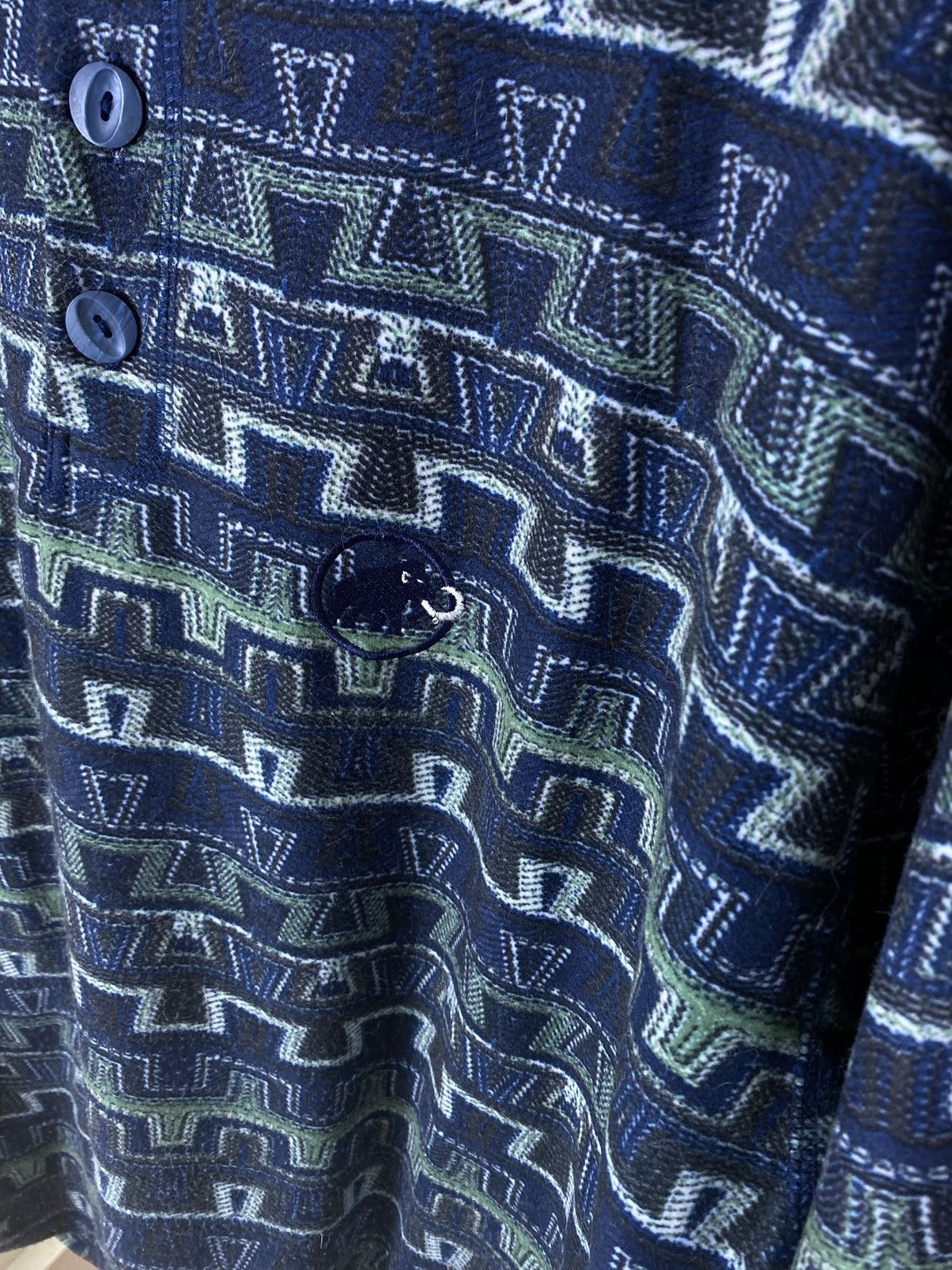 Mammut Mammut Vintage TECNOPILE Geometric Fleece | Retro Outdoor Size US L / EU 52-54 / 3 - 3 Thumbnail