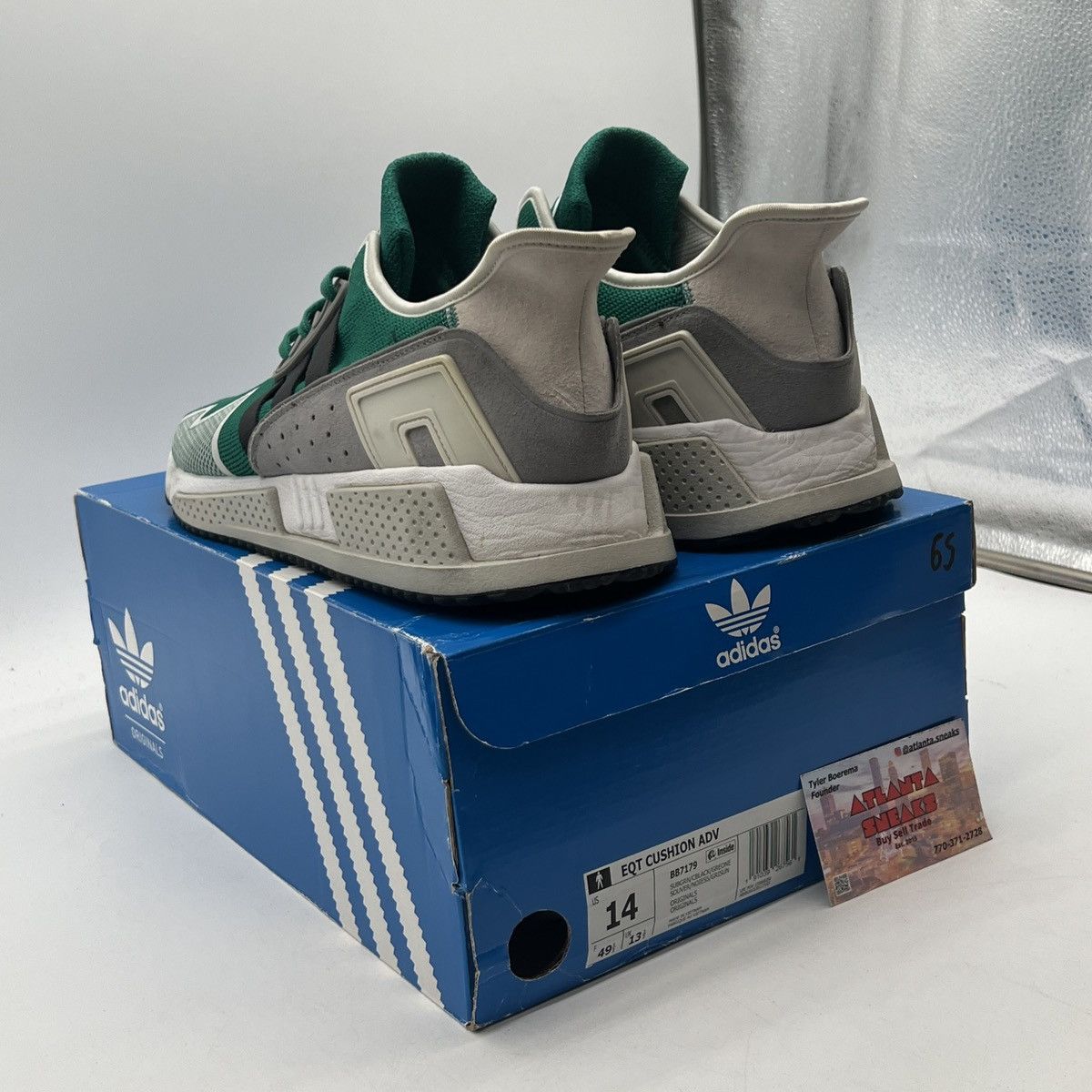 Adidas adidas EQT Cushion ADV Sub Green Size US 14 / EU 47 - 4 Thumbnail