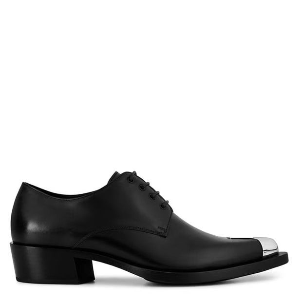 image of Alexander Mcqueen O1G2R1Mq0324 Shoes In Black & Silver in Black/Silver, Men's (Size 9)