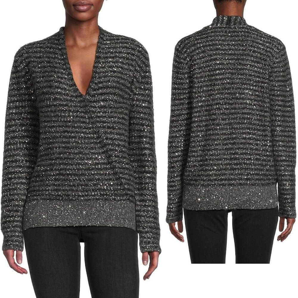 J.McLaughlin NWT New J.McLaughlin Gretta Glitter Merino Wool Blend Sweat Size M / US 6-8 / IT 42-44 - 1 Thumbnail