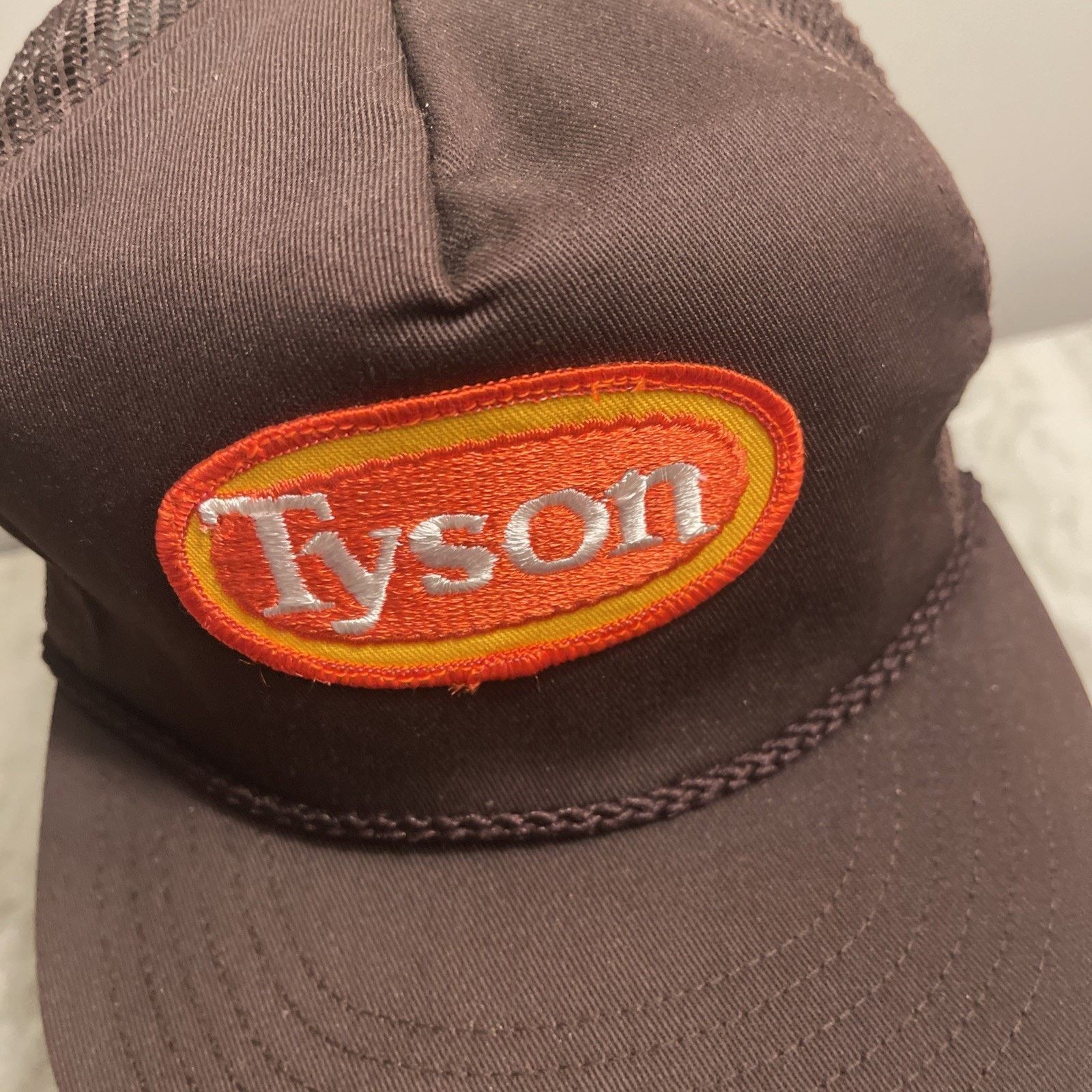 Vintage Vtg Trucker Cap Tyson Chicken Snapback High Crown Hat USA Size ONE SIZE - 2 Thumbnail