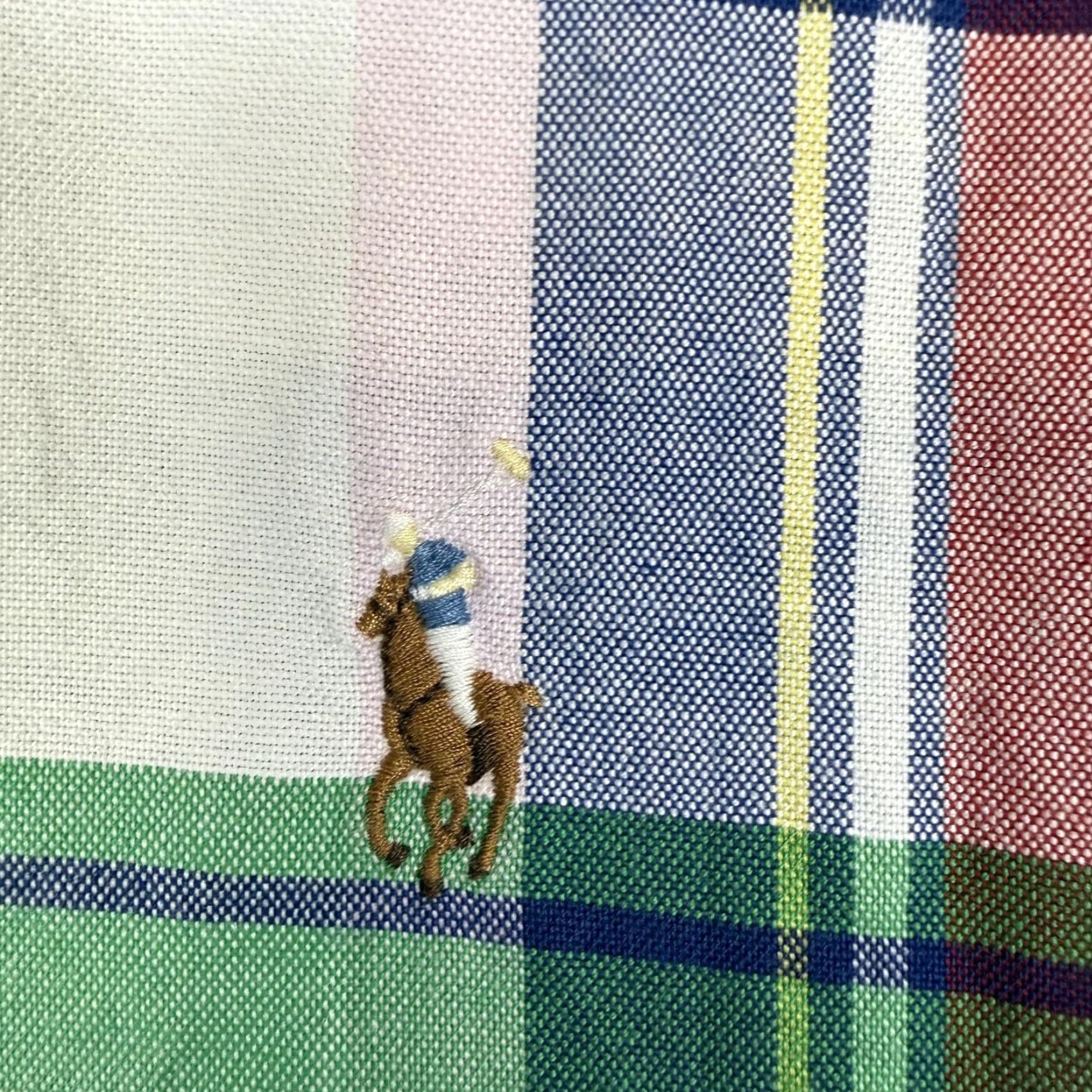 Polo Ralph Lauren Polo Ralph Lauren Shirt Mens Medium Multicolor Striped Short Sleeve Button-Down Size US M / EU 48-50 / 2 - 2 Thumbnail