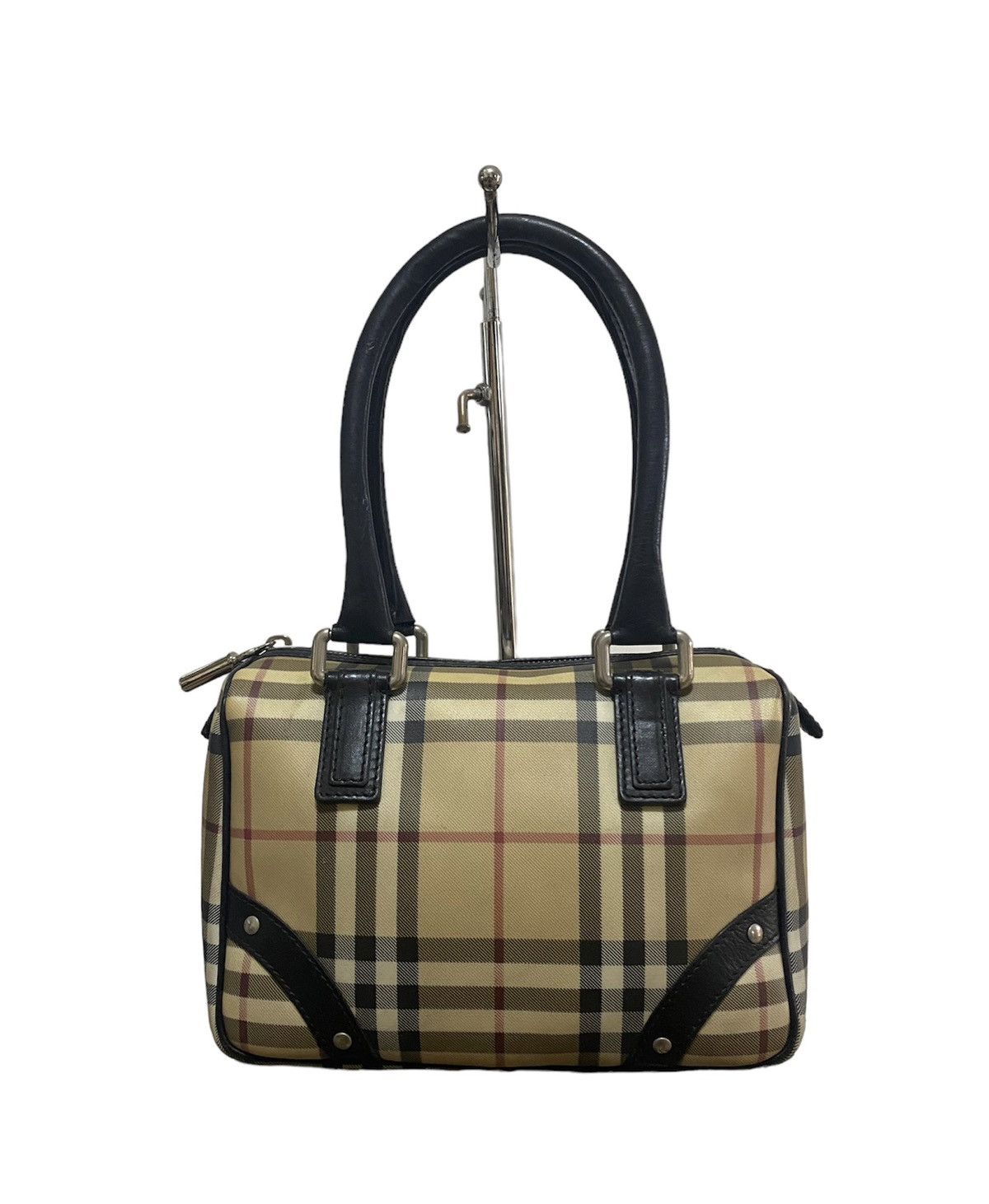 image of Burberry Handle Bag in Yellow, Women's
