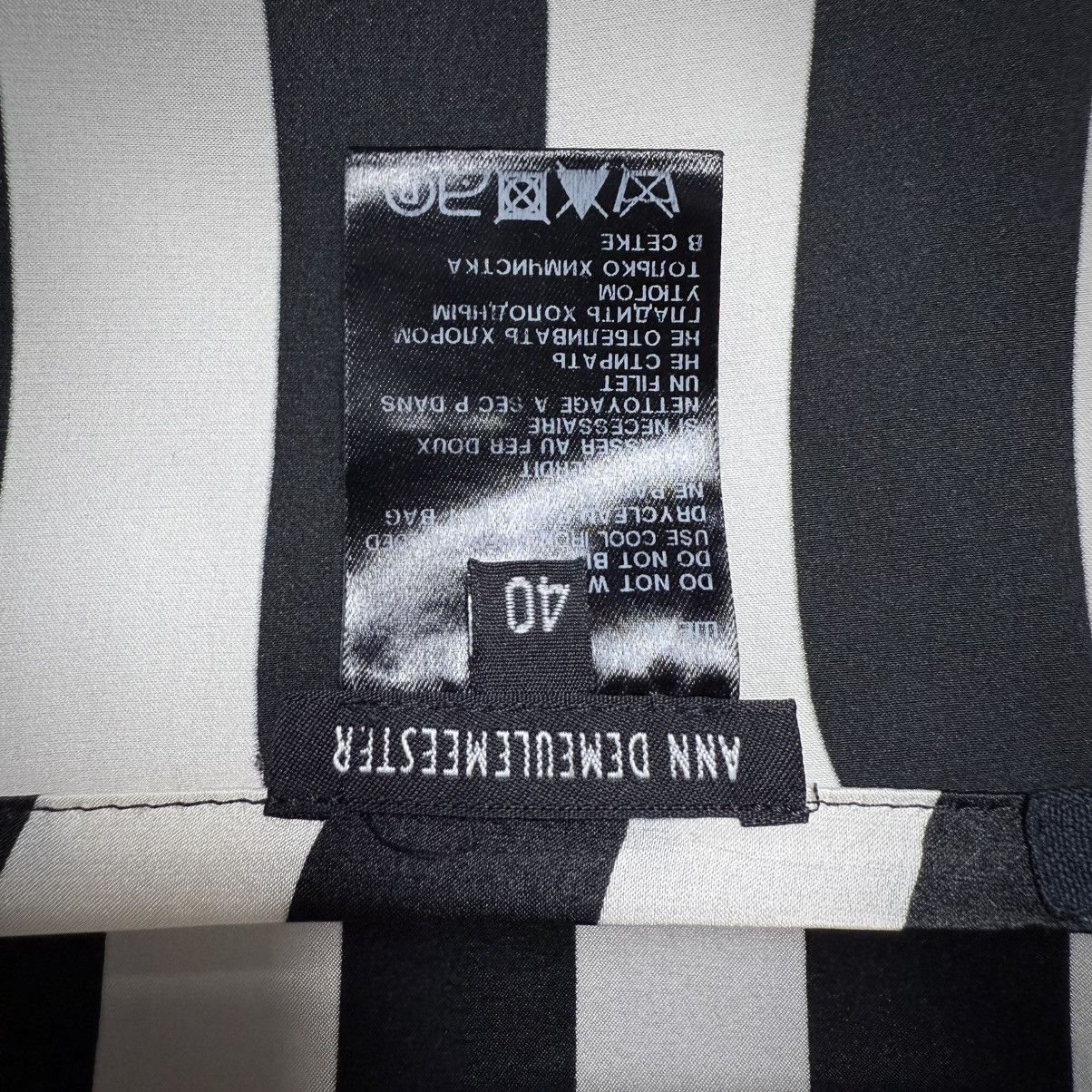 Ann Demeulemeester Silk mini skirt with ties S-L Size 28" / US 6 / IT 42 - 6 Thumbnail