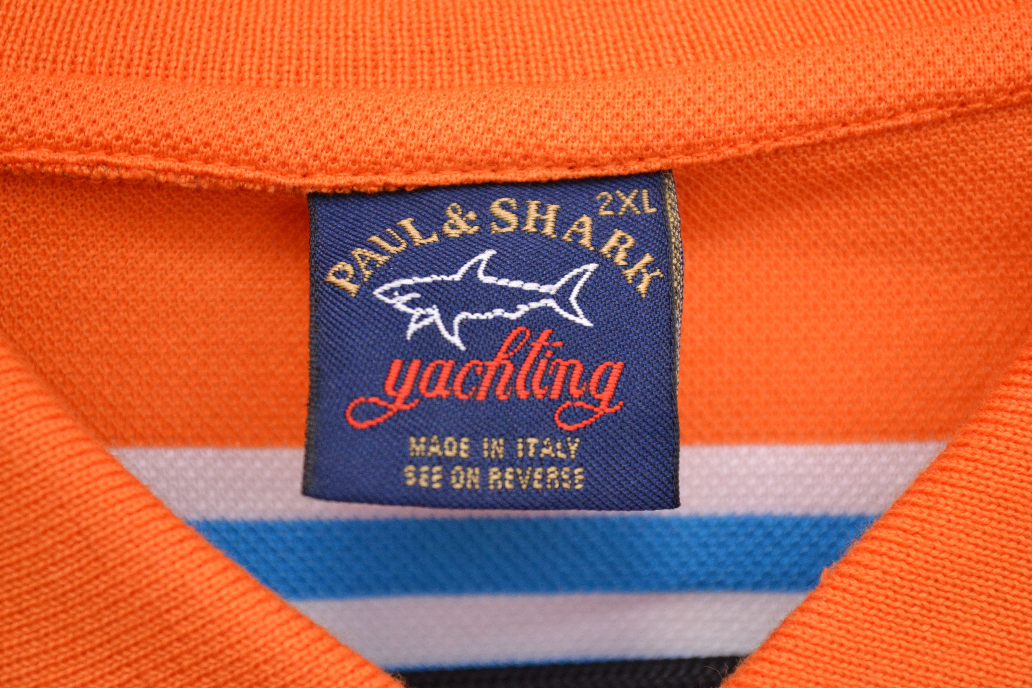 Paul & Shark Paul&Shark Men’s Striped Multicolor Polo Shirt Size US XXL / EU 58 / 5 - 3 Thumbnail