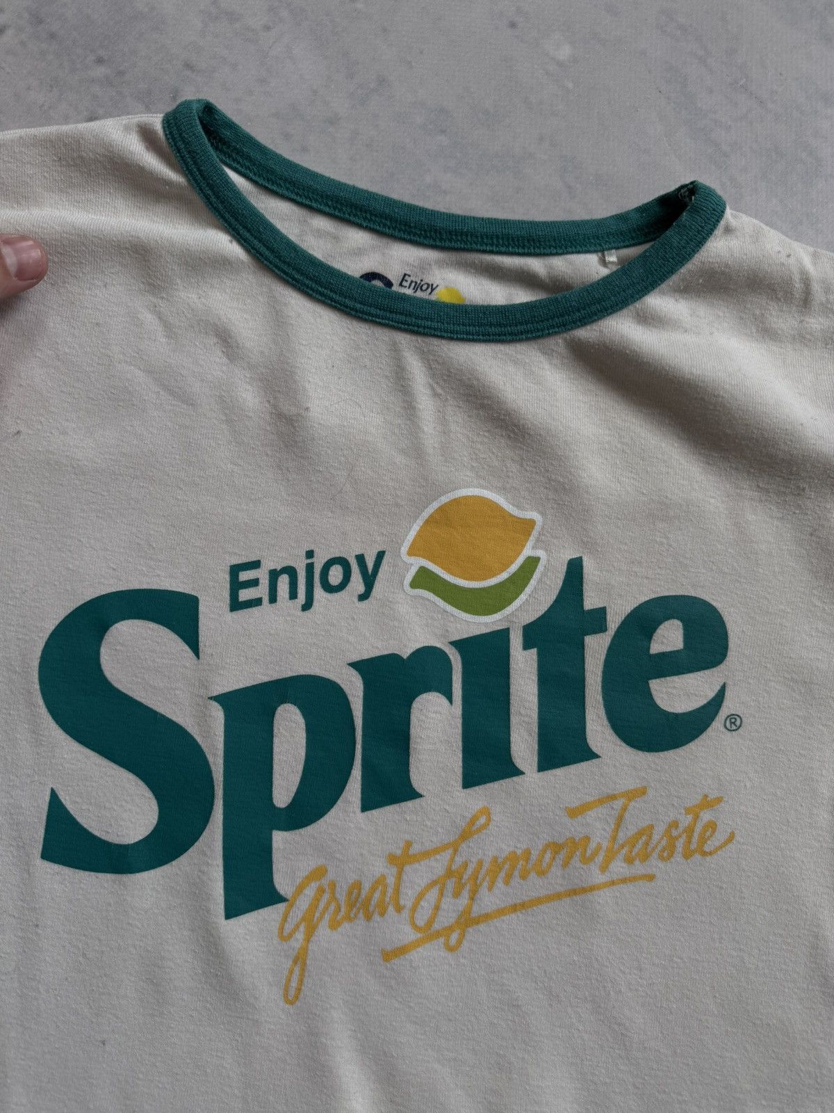 Vintage Sprite Enjoy Brasil style vintage wmns tee 00s Coca-Ca Size M / US 6-8 / IT 42-44 - 4 Thumbnail