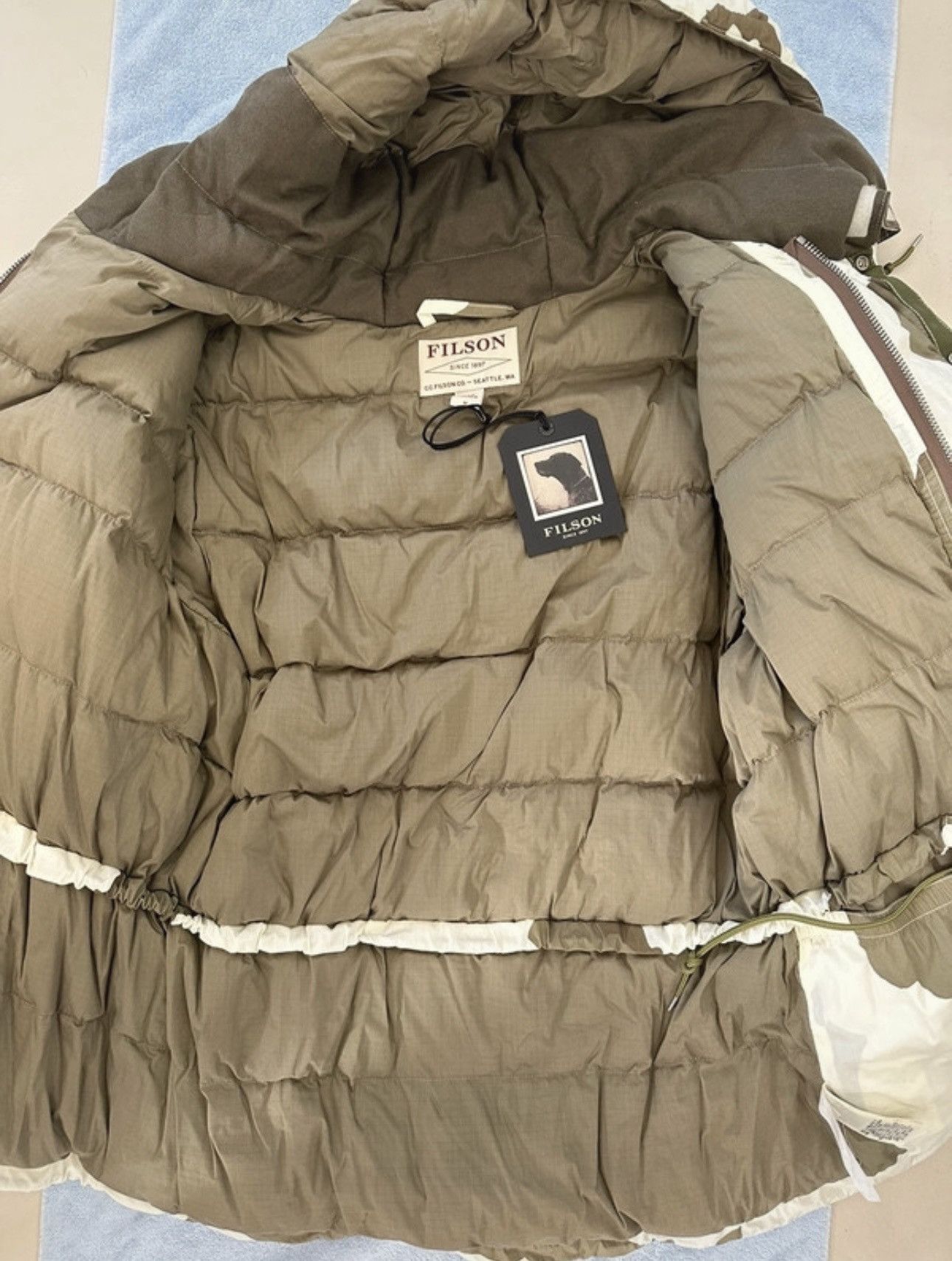 Filson Filson Chilkoot Expedition Parka Snow Camo Down NWT Rare M/L Size US XL / EU 56 / 4 - 11 Thumbnail