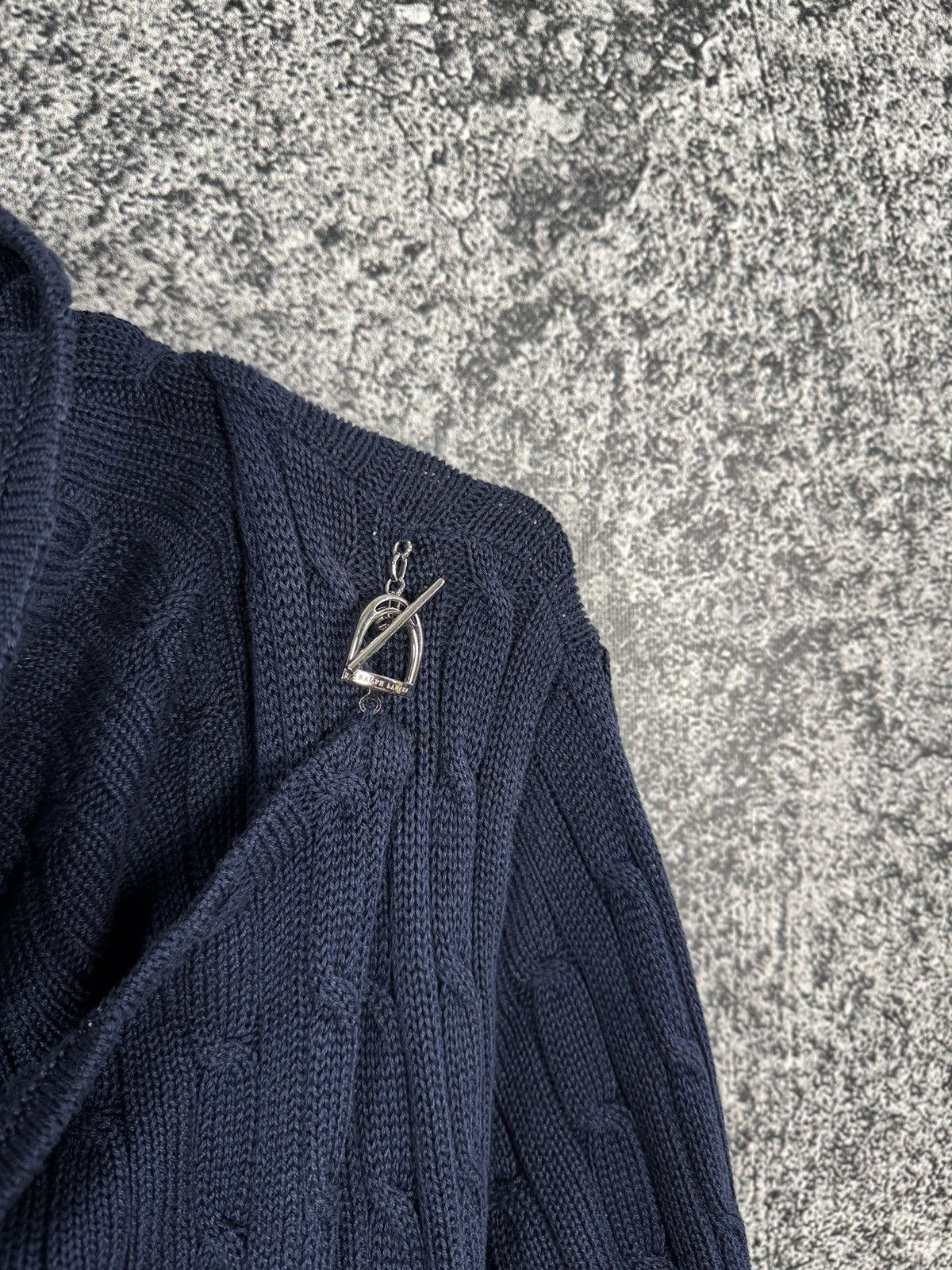Ralph Lauren Ralph Lauren Sport Shawl Cardigan Knit Sweater Size L Size L / US 10 / IT 46 - 6 Thumbnail