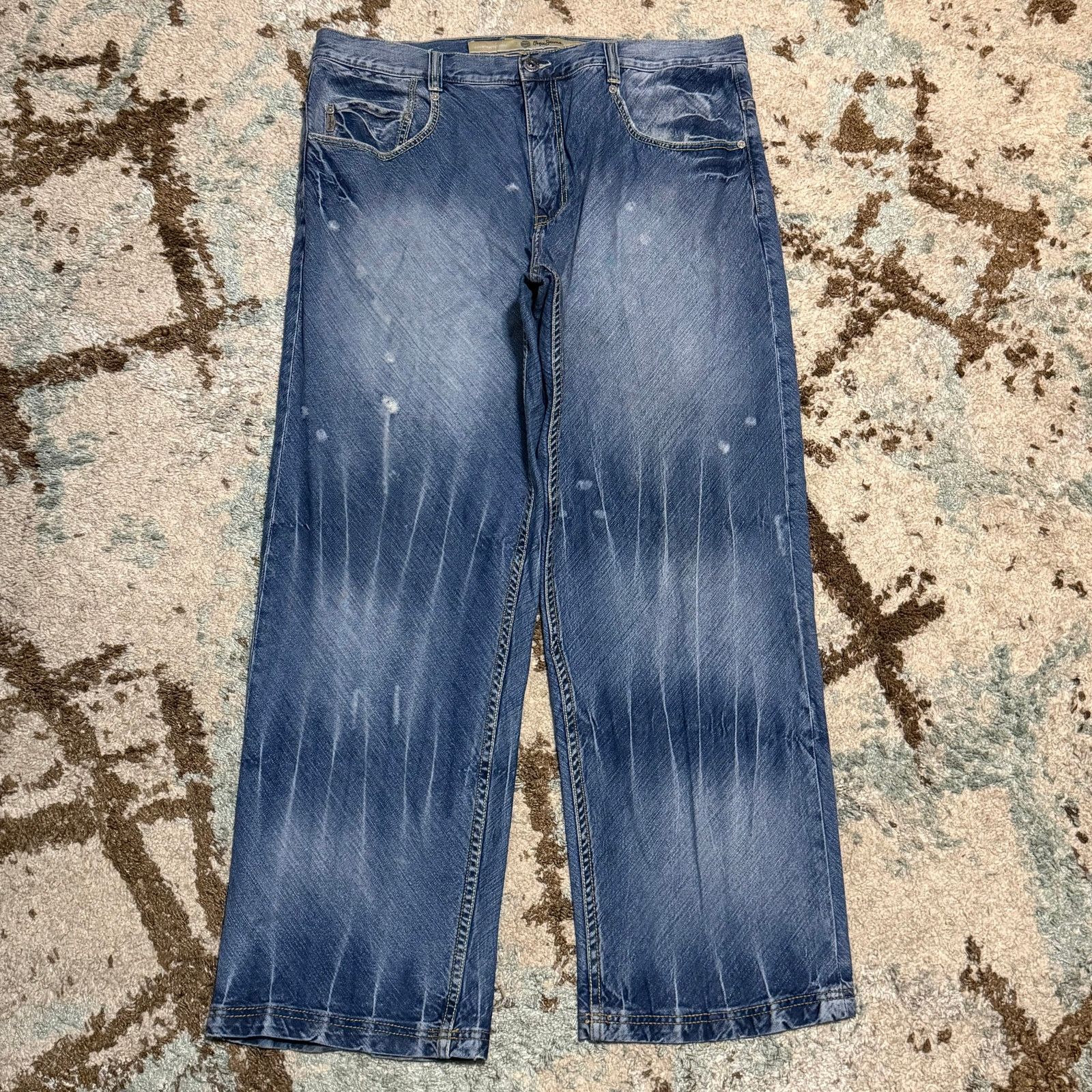 Pepe Jeans Vintage Pepe Jeans London Baggy Jeans Size 40x33 Y2K Size US 40 / EU 56 - 1 Thumbnail