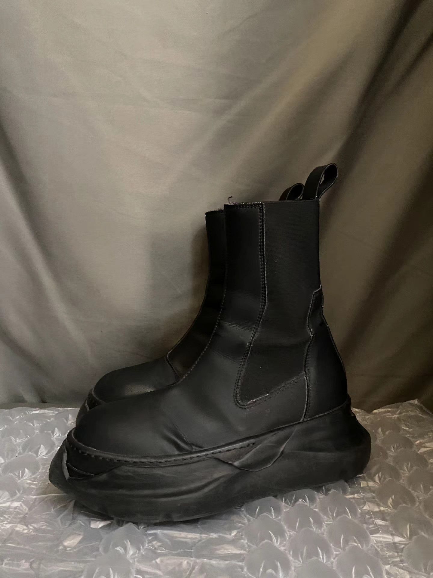 Rick Owens Tank Sole Chelsea Boots