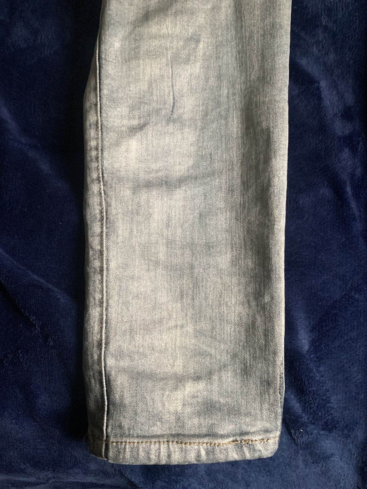 Other Custom Silver Biker Jeans Balmain Like 2000s Fashion Swag Size US 34 / EU 50 - 17 Thumbnail