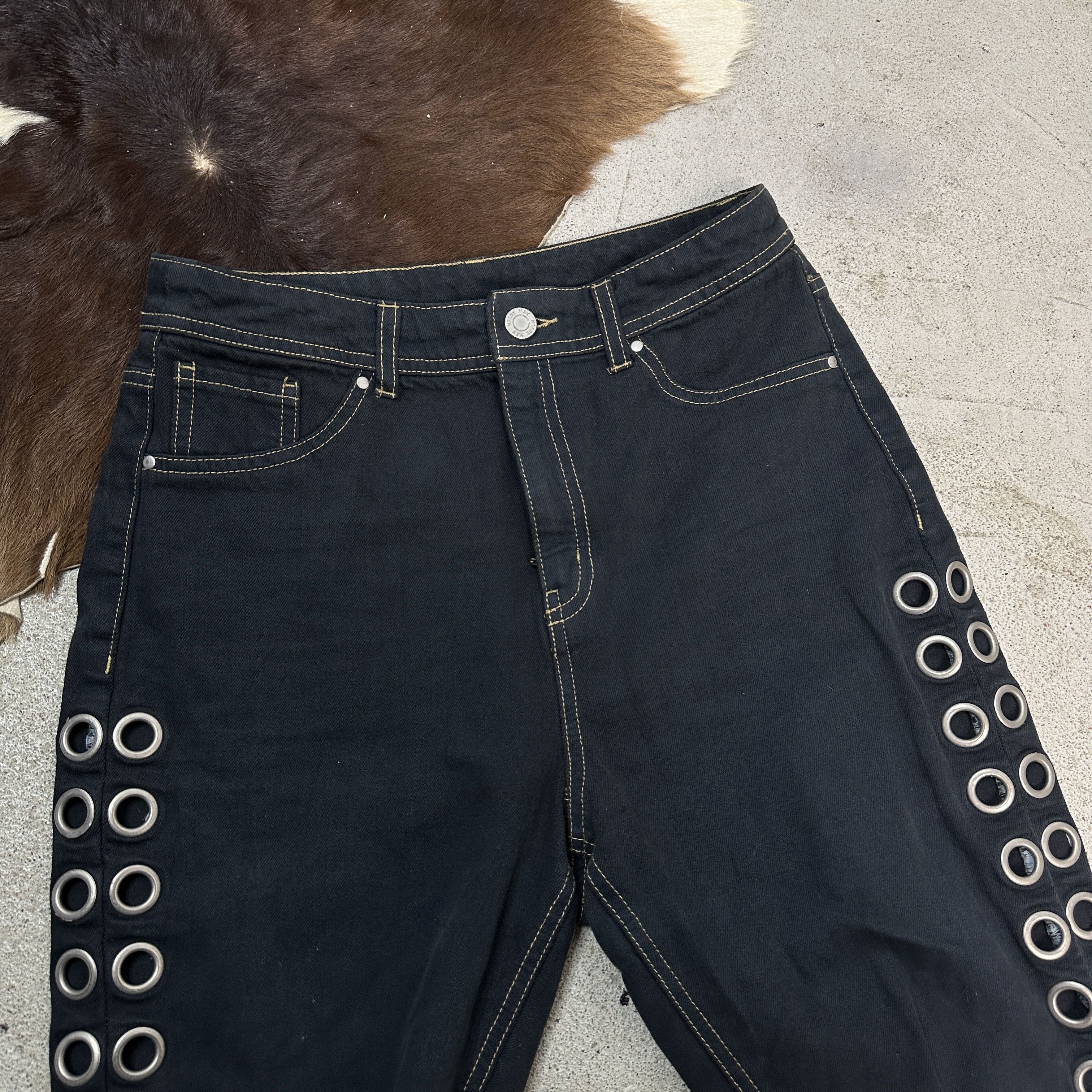 Vintage Vintage Studded Jeans Size 25" / US 0 / IT 36 - 6 Thumbnail