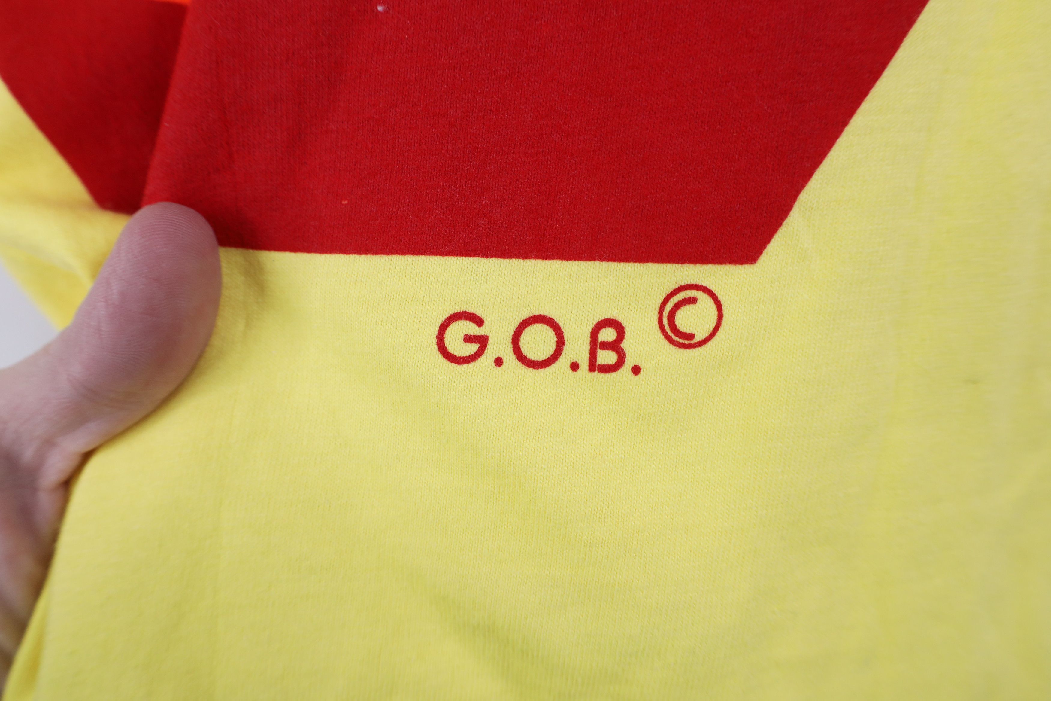 Vintage Vintage 80s 90s Streetwear Vehicle Sign T-Shirt Yellow USA Size US L / EU 52-54 / 3 - 11 Thumbnail