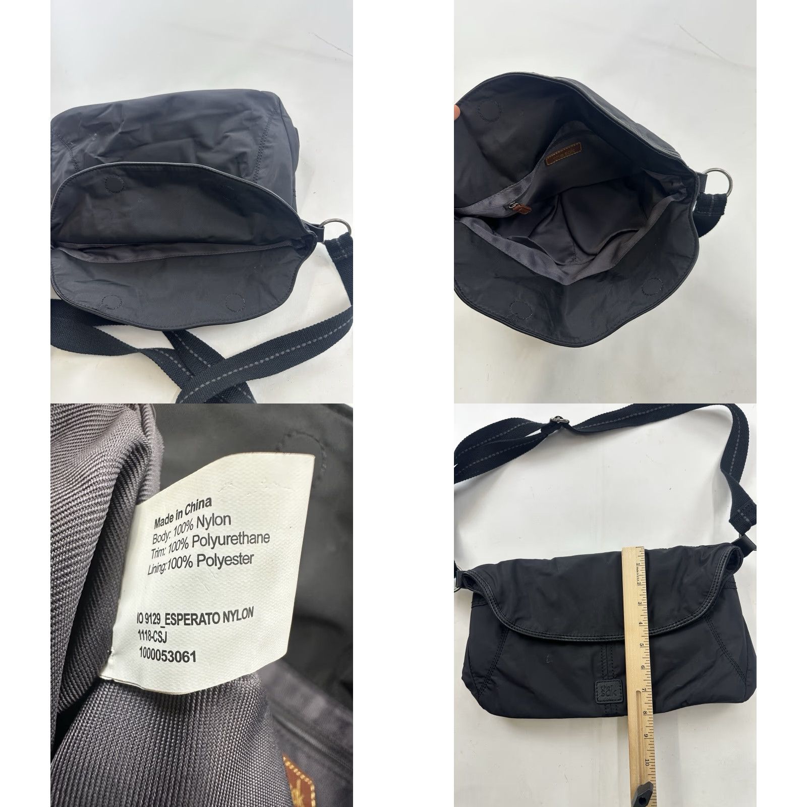 The Sak The Sak Crossbody Womens Black Flap Fold Over Shoulder Bag Size ONE SIZE - 8 Thumbnail