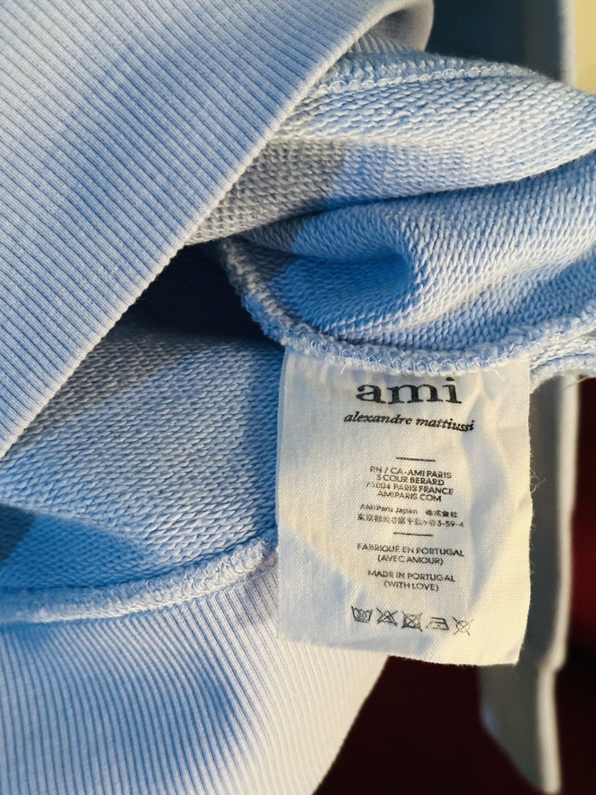 AMI Ami Paris Ami De Coeur Tonal Crewneck Size US M / EU 48-50 / 2 - 10 Thumbnail
