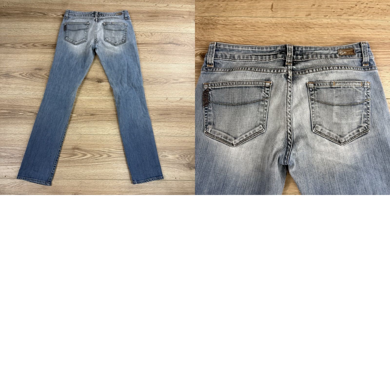 Paige PAIGE DENIM Light Wash Destroyed ROXBURY Low Rise Skinny Jeans Sz 28 Size 28" / US 6 / IT 42 - 9 Thumbnail