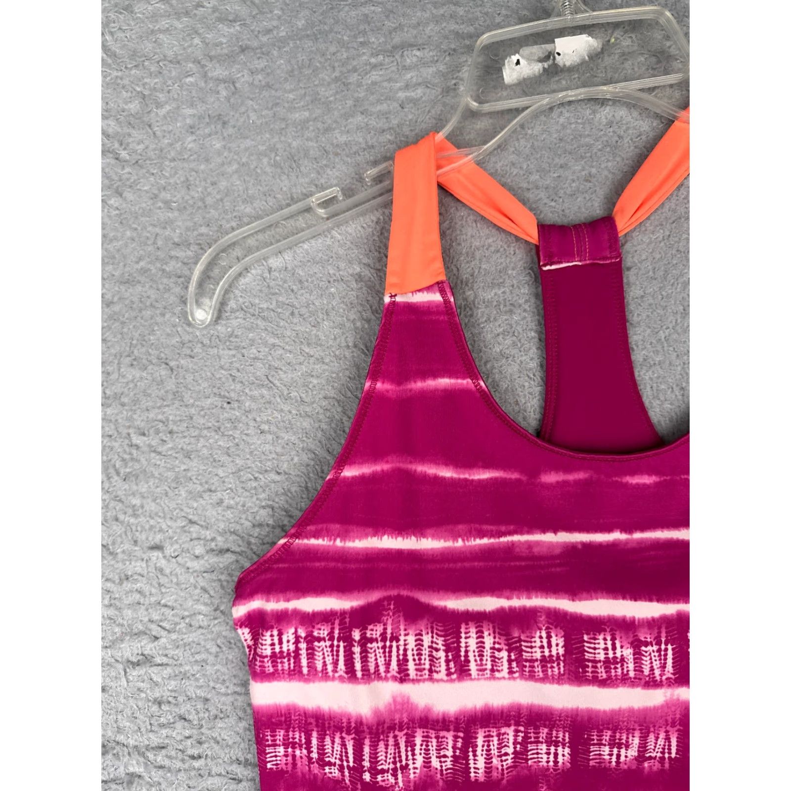 The North Face The North Face Shirt Women Small Pink Stripe Tank Sleeveless Scoop Neck Poly Gym Size S / US 4 / IT 40 - 3 Thumbnail