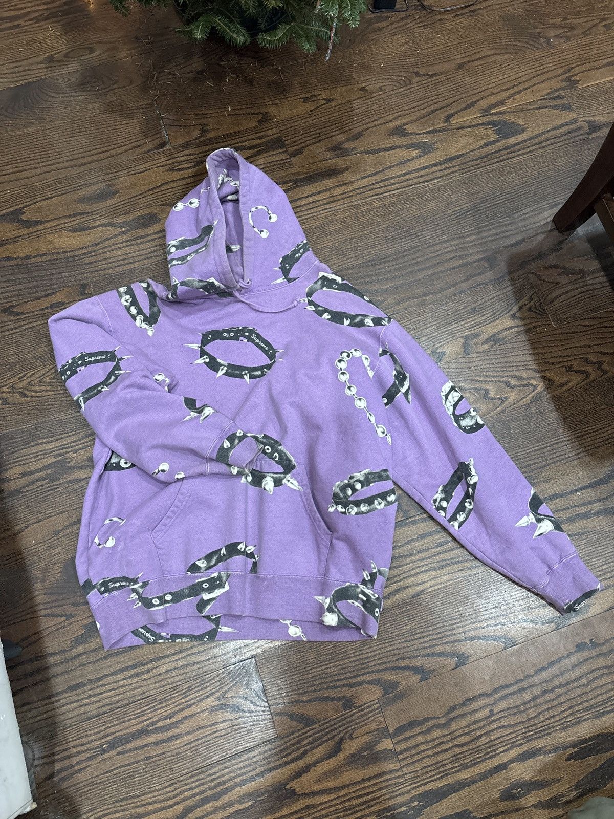 Supreme Supreme Studded Collars Hooded Sweatshirt | Grailed
