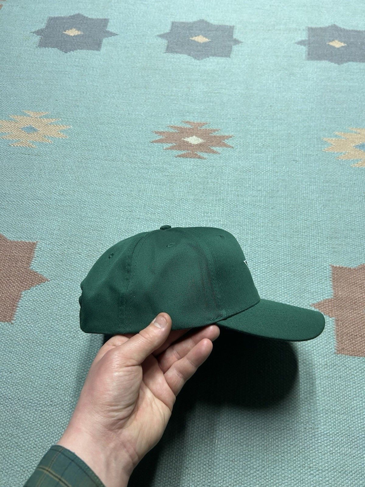 Vintage Vintage SnapBack hat Star corn logo farm feed forest green Size ONE SIZE - 8 Thumbnail