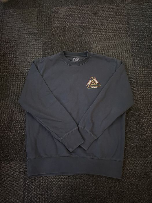 Palace PALACE BASICALLY A TRI-FERG CREW NAVY | Grailed