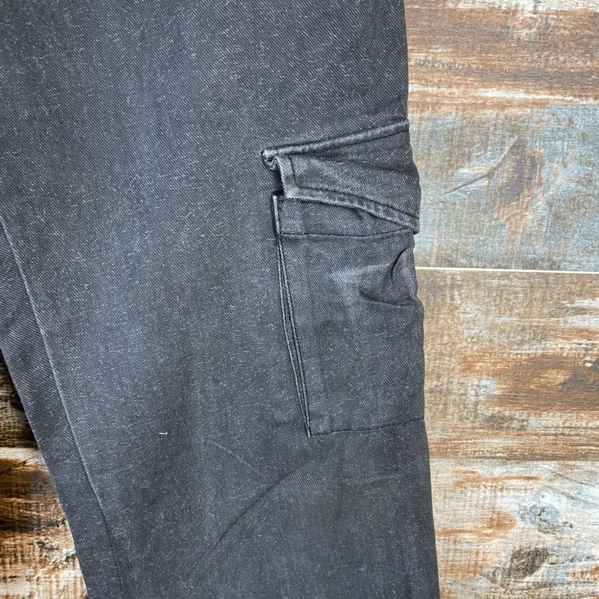 Japanese Brand DL Slash Number Black Cargo Multipocket Pants #C1258 Size 27" / US 4 / IT 40 - 15 Thumbnail