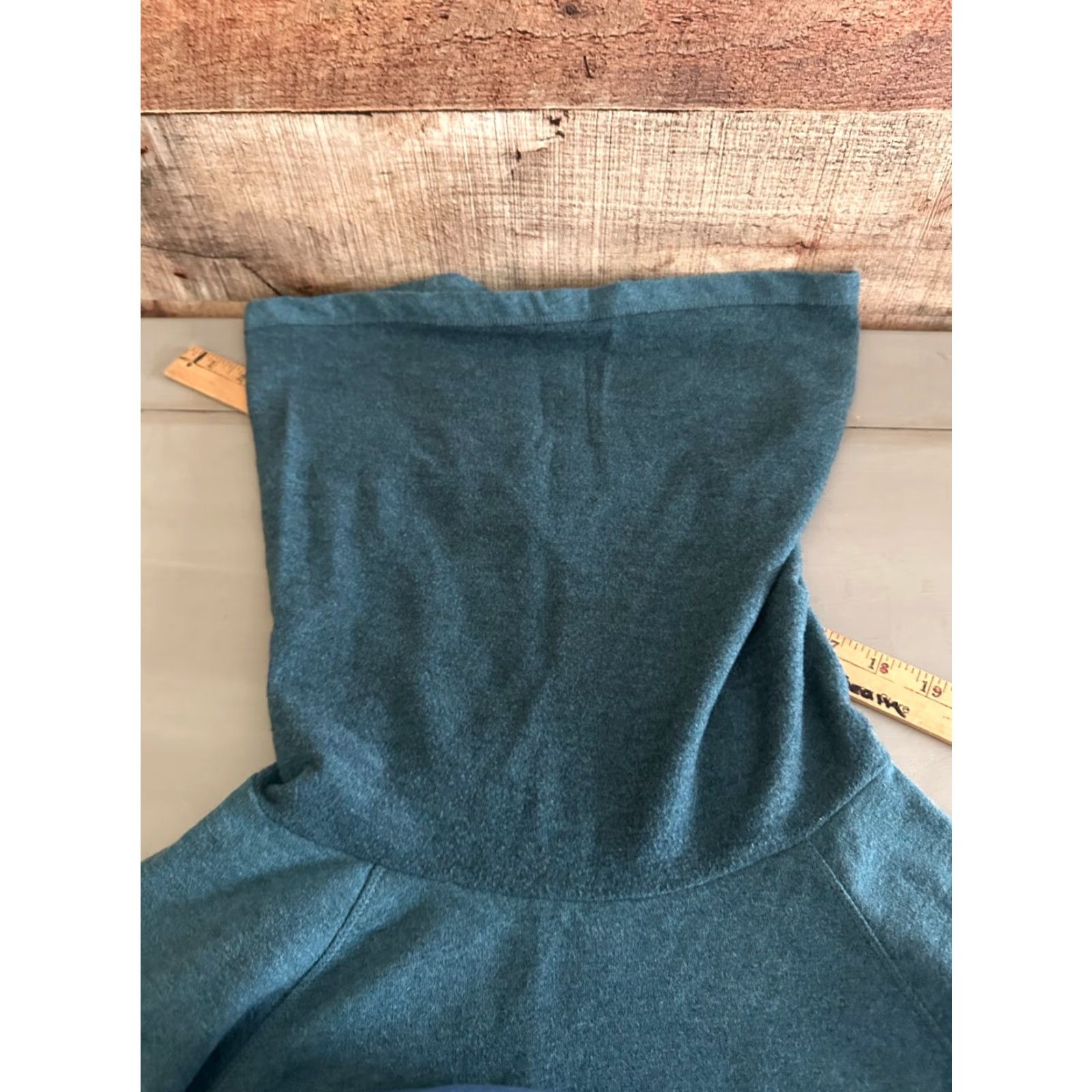 Vintage LL Bean Sweater Women Small Reg. Misses Green Pullover Cowl Neck 90s Lightweight Knits Casual Size S / US 4 / IT 40 - 3 Thumbnail