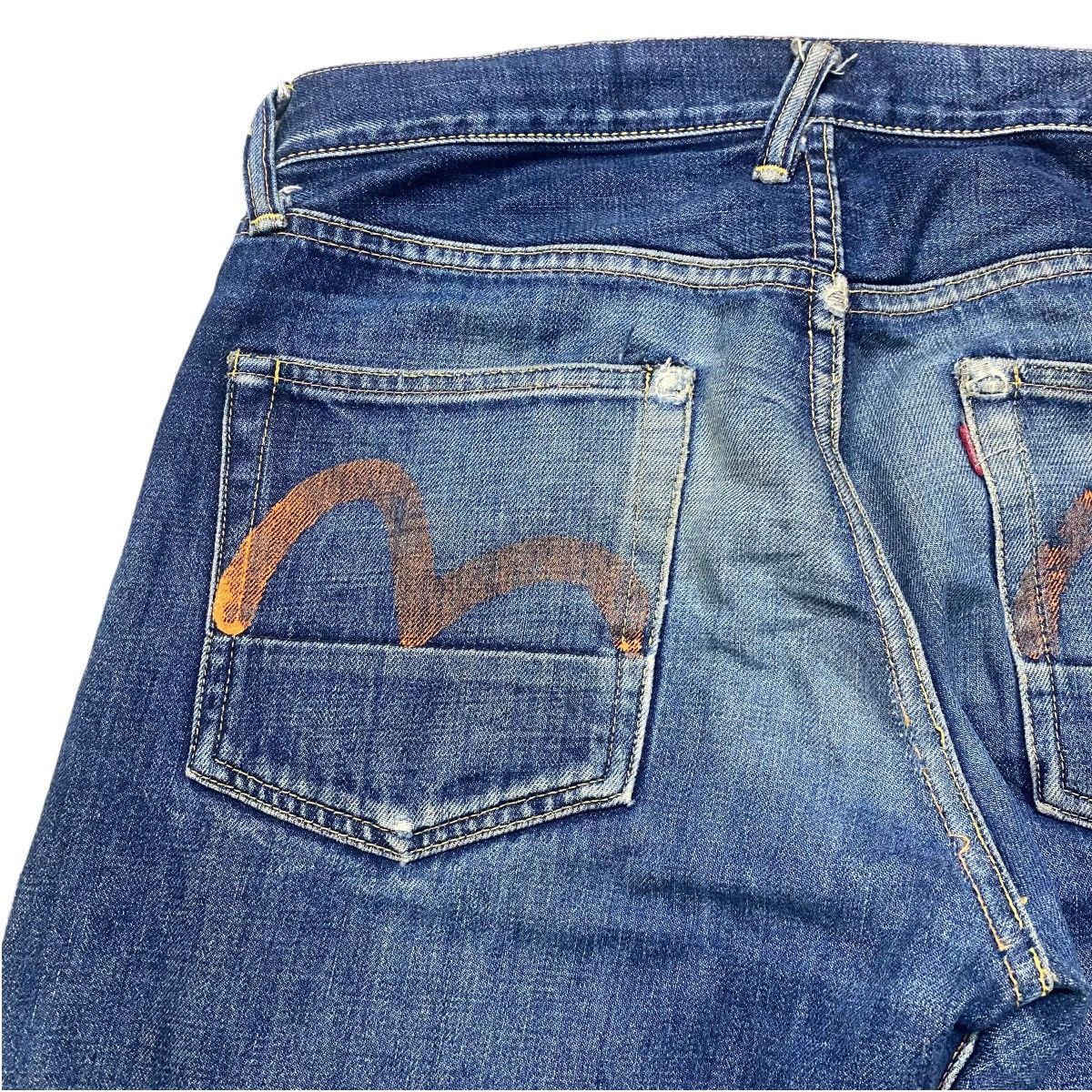 Evisu Evisu Denim Selvedge Distressed Jeans Size US 32 / EU 48 - 11 Thumbnail