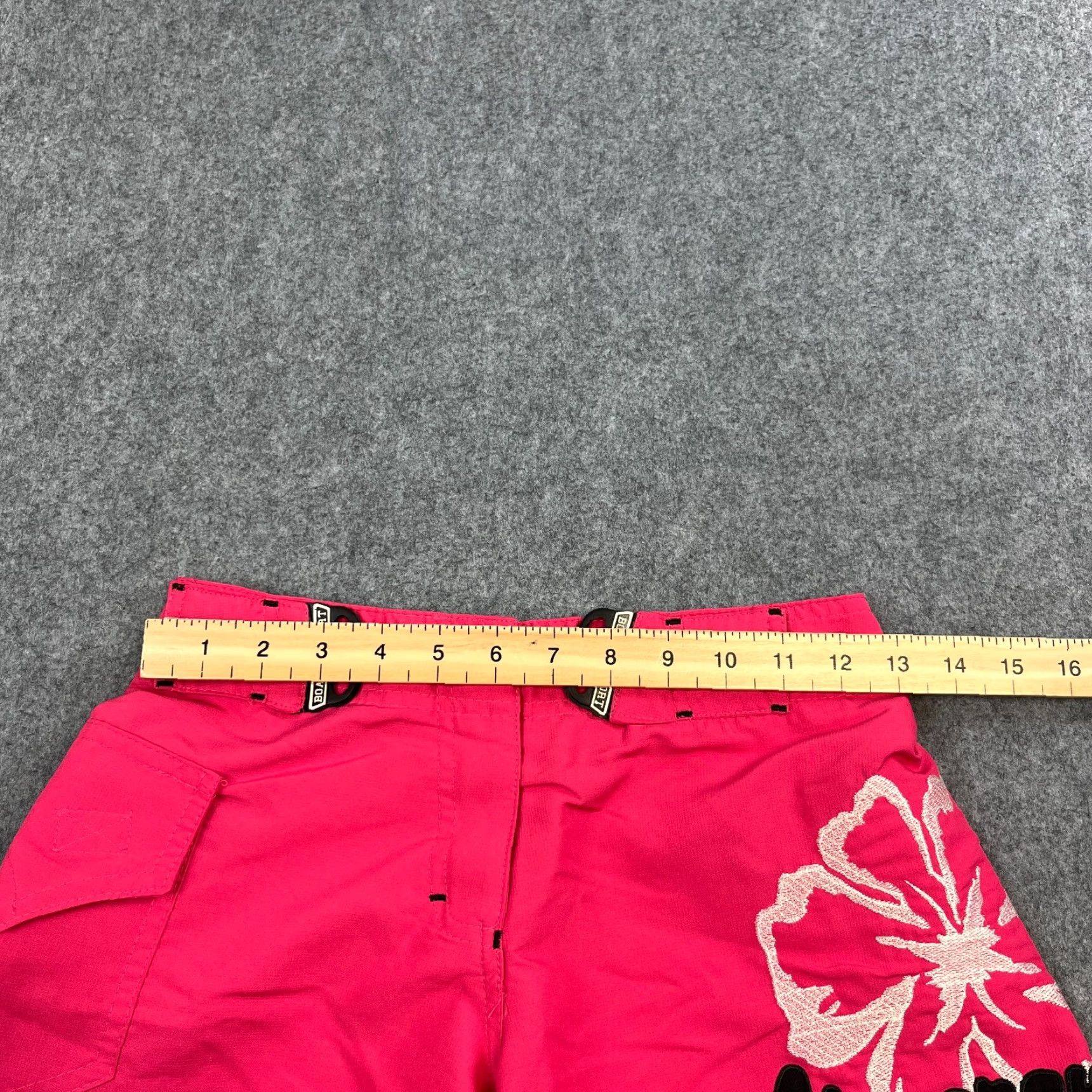 Abercrombie & Fitch Abercrombie & Fitch Womens Board Shorts Swim Floral Pink Medium Y2K Size 32" / US 10 / IT 46 - 6 Thumbnail