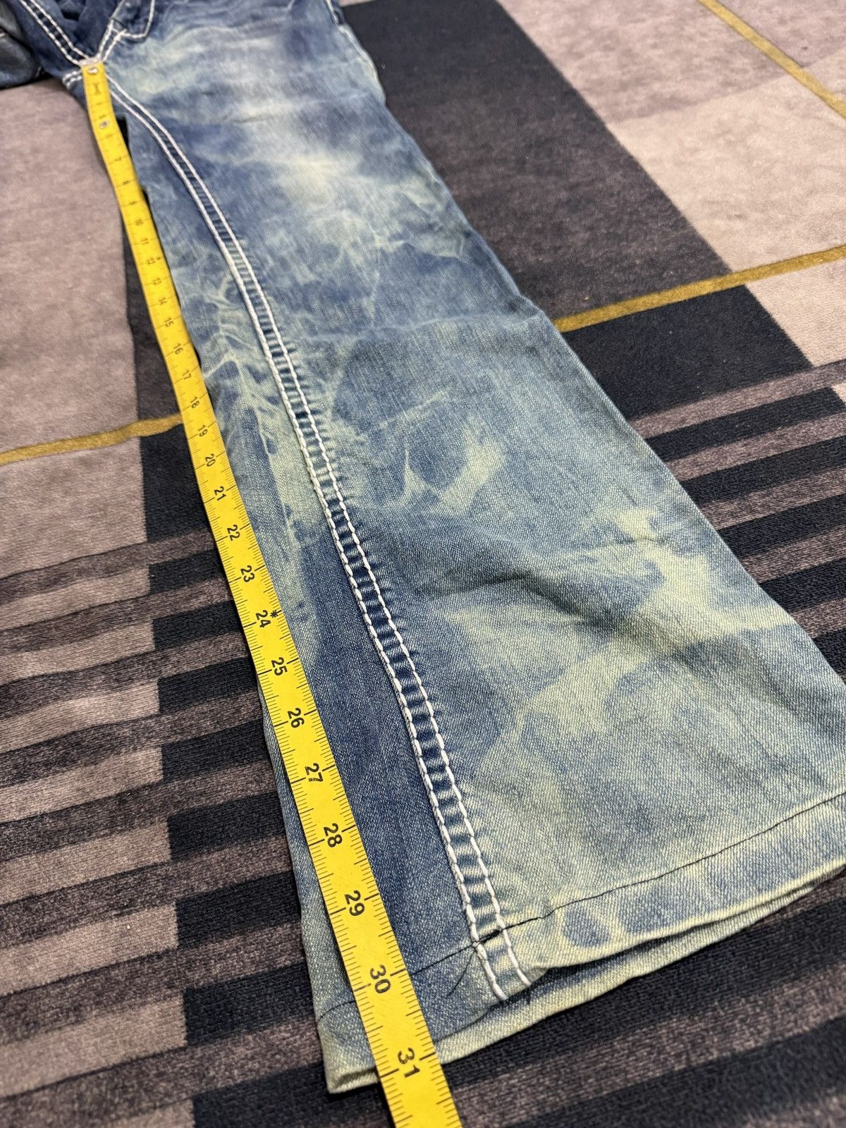 Tornado Mart CLRIDE.n FLARE IFSIXl DENIM PANTS Size US 28 / EU 44 - 12 Thumbnail