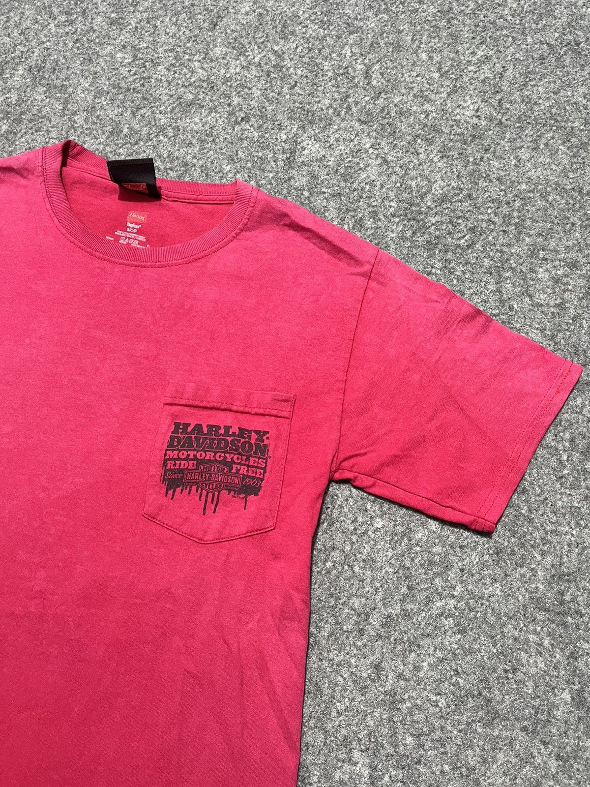 Harley Davidson × Vintage ✅Accept Offer✅Harley Davidson x Hanes Pocket Tee Size US S / EU 44-46 / 1 - 2 Thumbnail