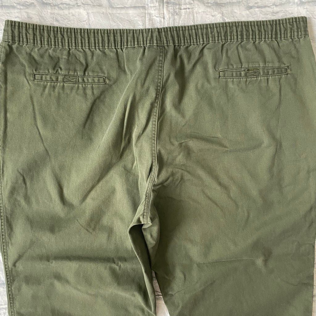 Puritan Puritan men XL cotton blend pull on casual chino pants olive Size US 40 / EU 56 - 11 Thumbnail