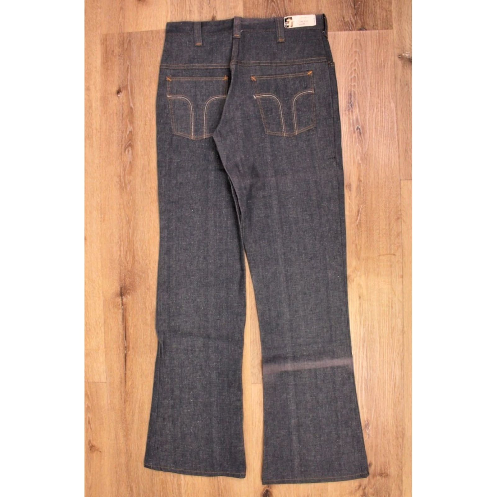 Vintage Stephens Bellbottoms Jeans 31x33 VTG 1970s Flare Jeans Blue Cotton Mens Size US 31 - 3 Thumbnail