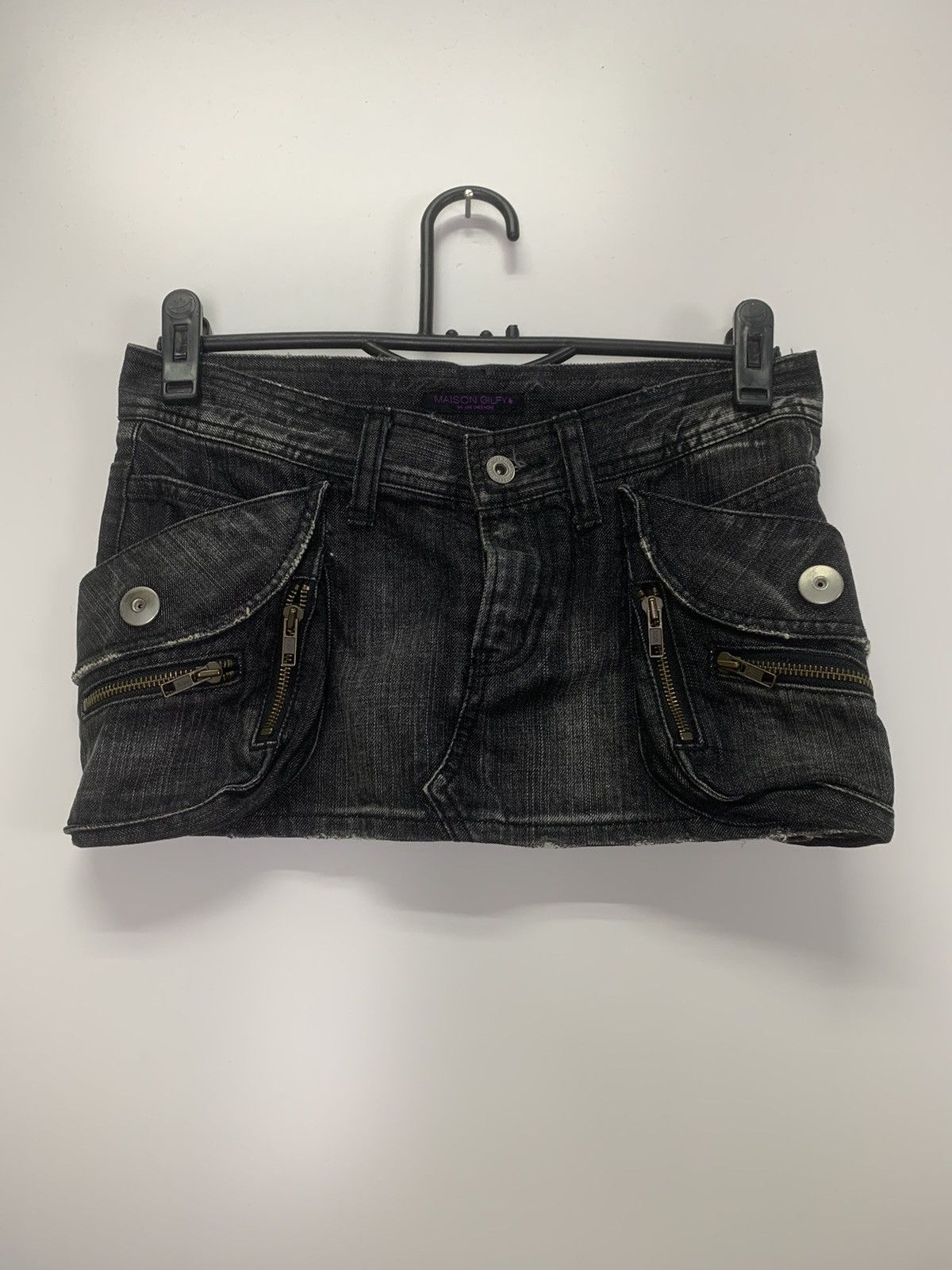Japanese Brand Maison Gilfy distressed Skirt Size 30" / US 8 / IT 44 - 1 Thumbnail