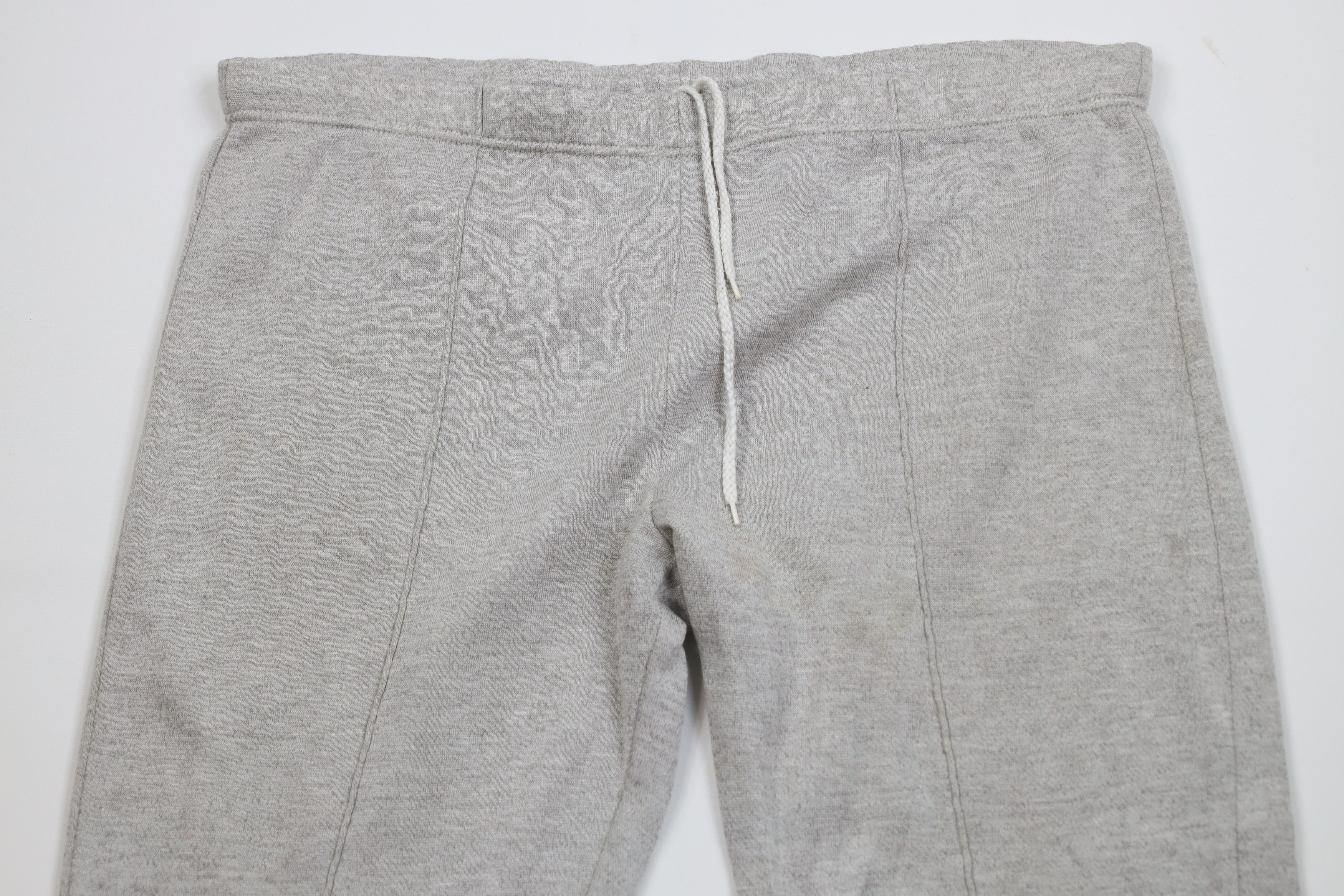 Vintage Vintage 70s Streetwear Triblend Sweatpants Heather Gray Size US 40 / EU 56 - 2 Thumbnail