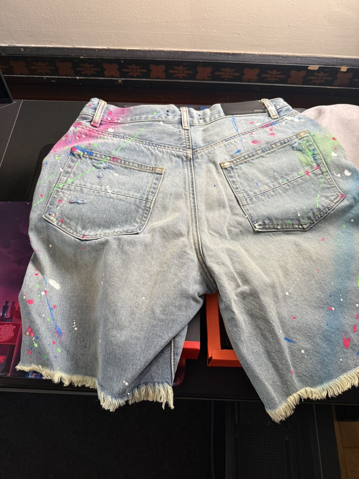 Other AMIRI paint splatter, multicolor, jean shorts Size US 31 - 5 Thumbnail