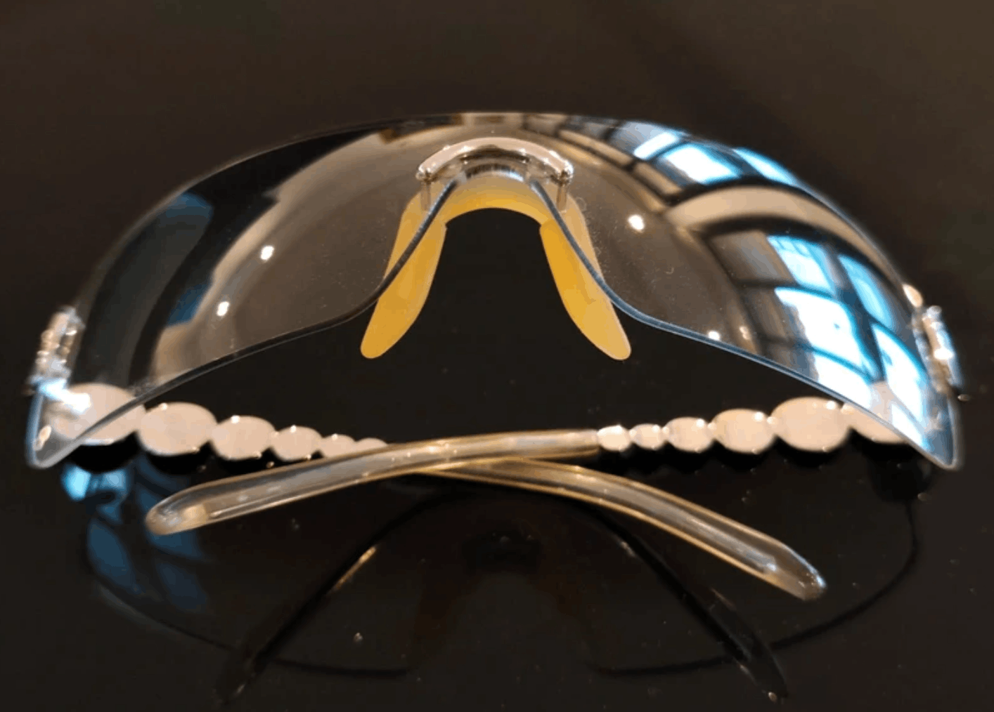 Dior DIOR Sunglasses Millenium Wrap Shield Mask Ski Galliano Size ONE SIZE - 3 Thumbnail